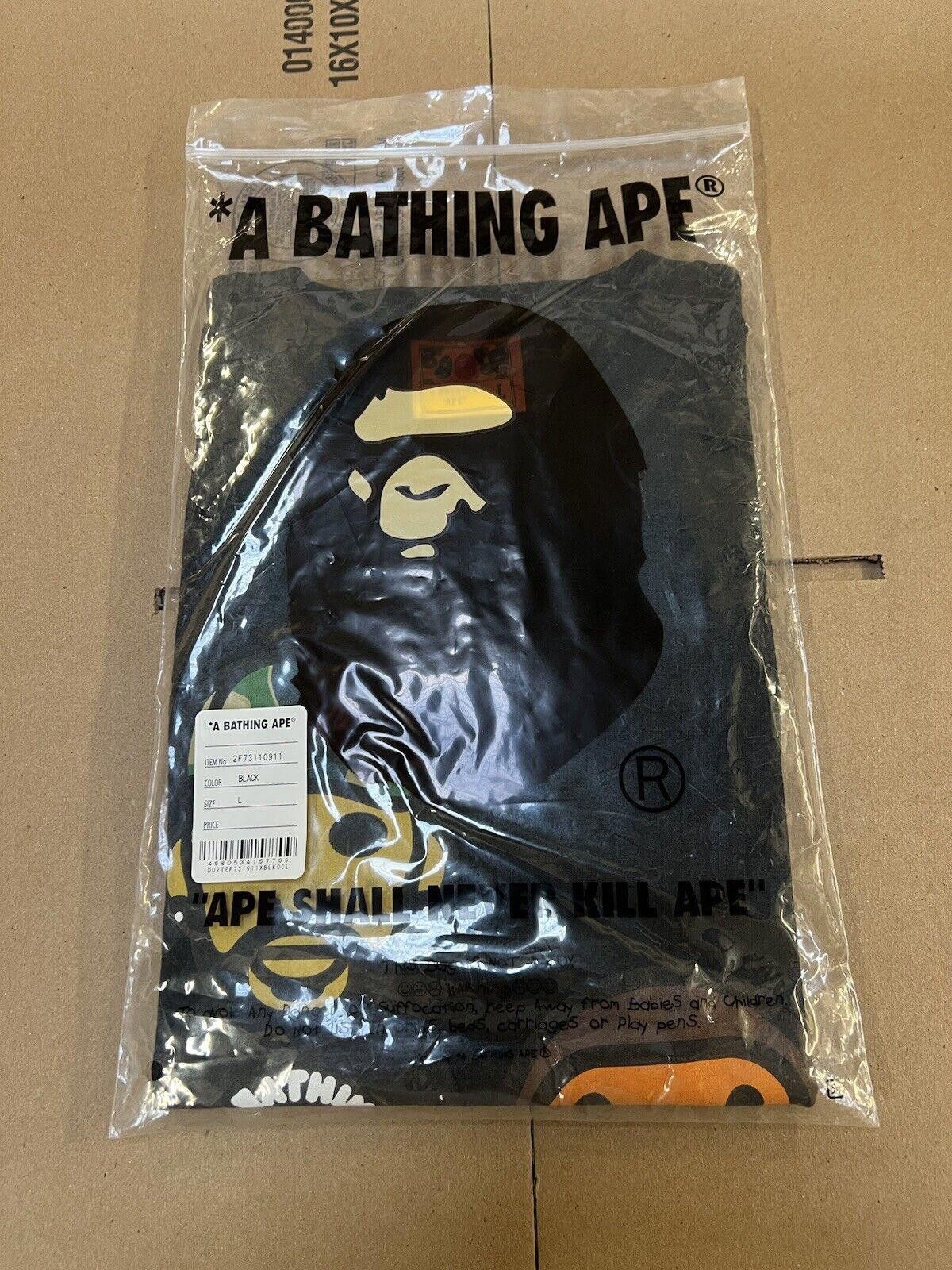 Bape BAPE Baby Milo X BIG SEAN A BATHING APE HEAD TEE SZ L LARGE Size US L / EU 52-54 / 3 - 5 Thumbnail