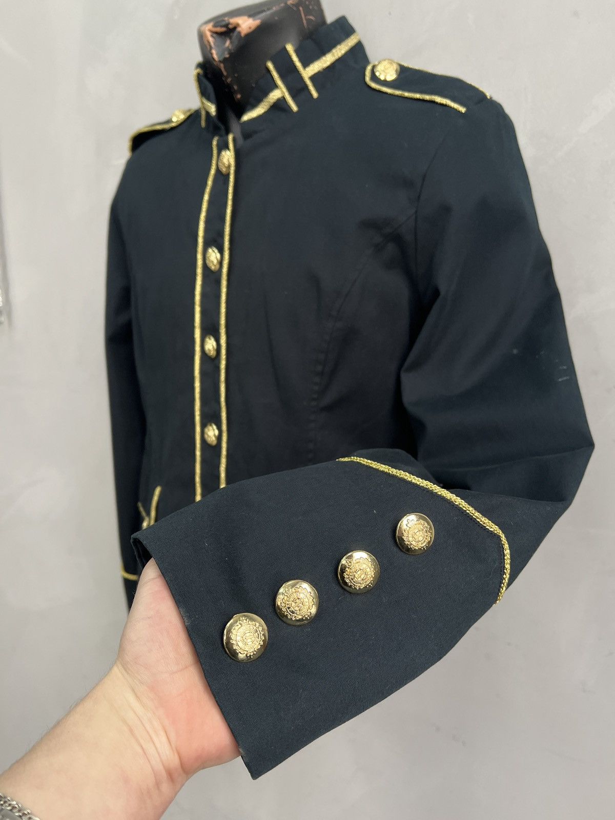 Hysteric Glamour Japanese napoleon officer jacket gold buttons y2k style Size US S / EU 44-46 / 1 - 4 Thumbnail