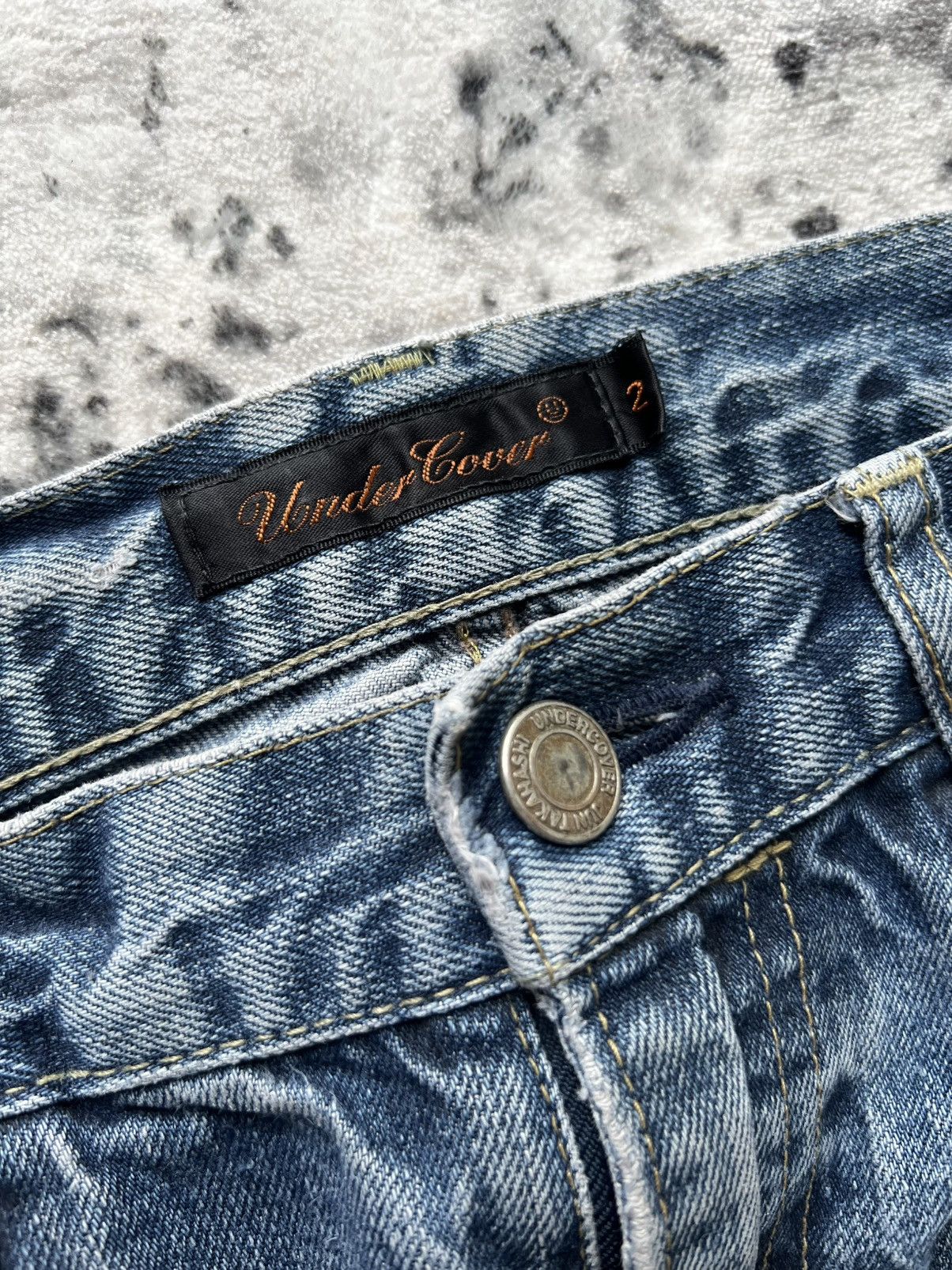 Undercover Undercover Bug Denim Size US 29 - 6 Thumbnail