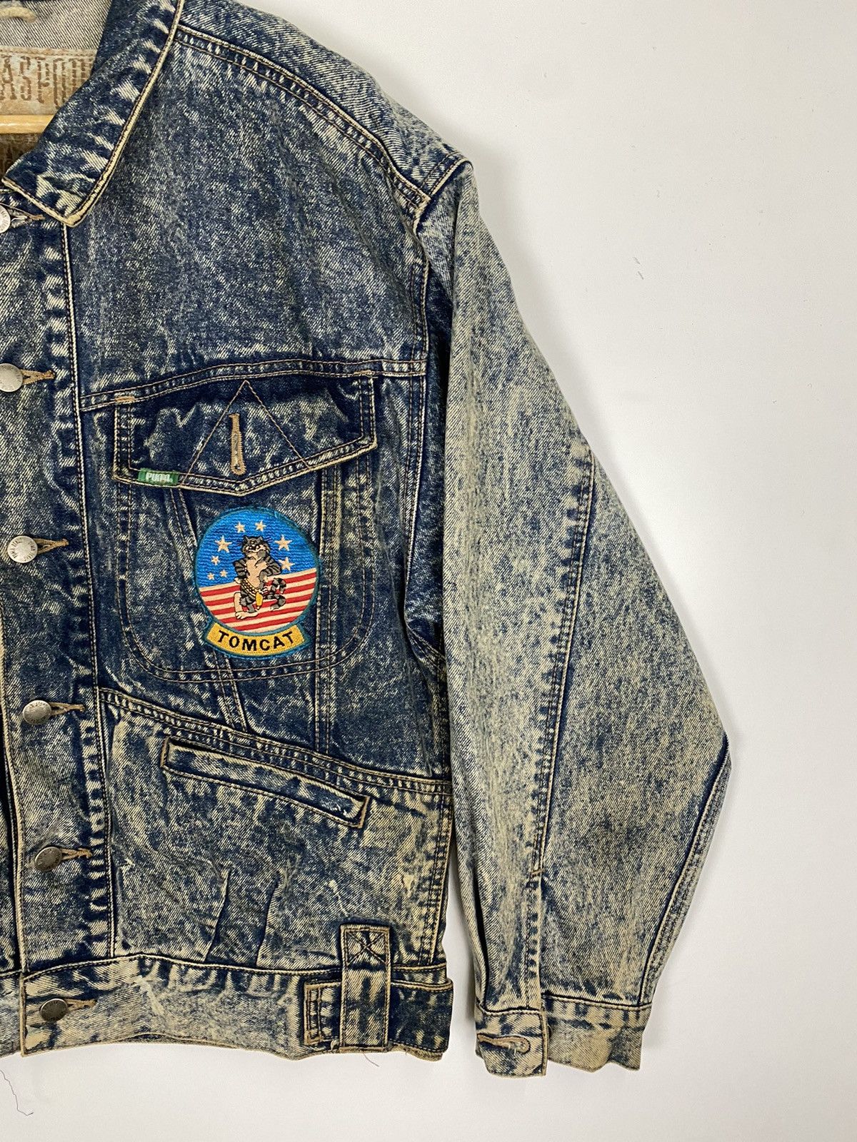 Puma × Vintage Vintage Puma Jacket Denim Tom Cat Size US L / EU 52-54 / 3 - 6 Thumbnail