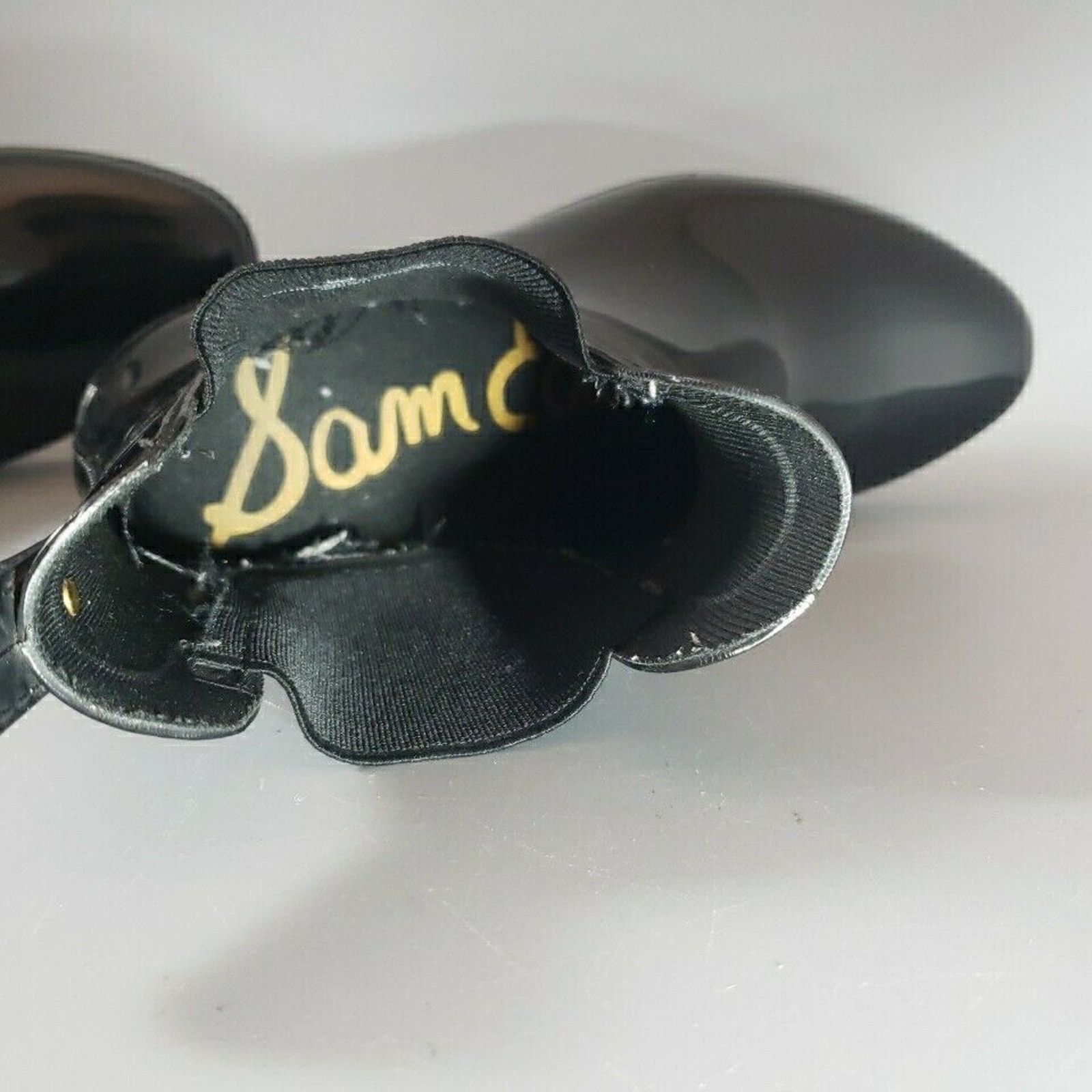 Sam Edelman Sam Edelman Tinsley Pull-On Rain Boot Black Patent - Size 7M Size US 7 / IT 37 - 10 Thumbnail