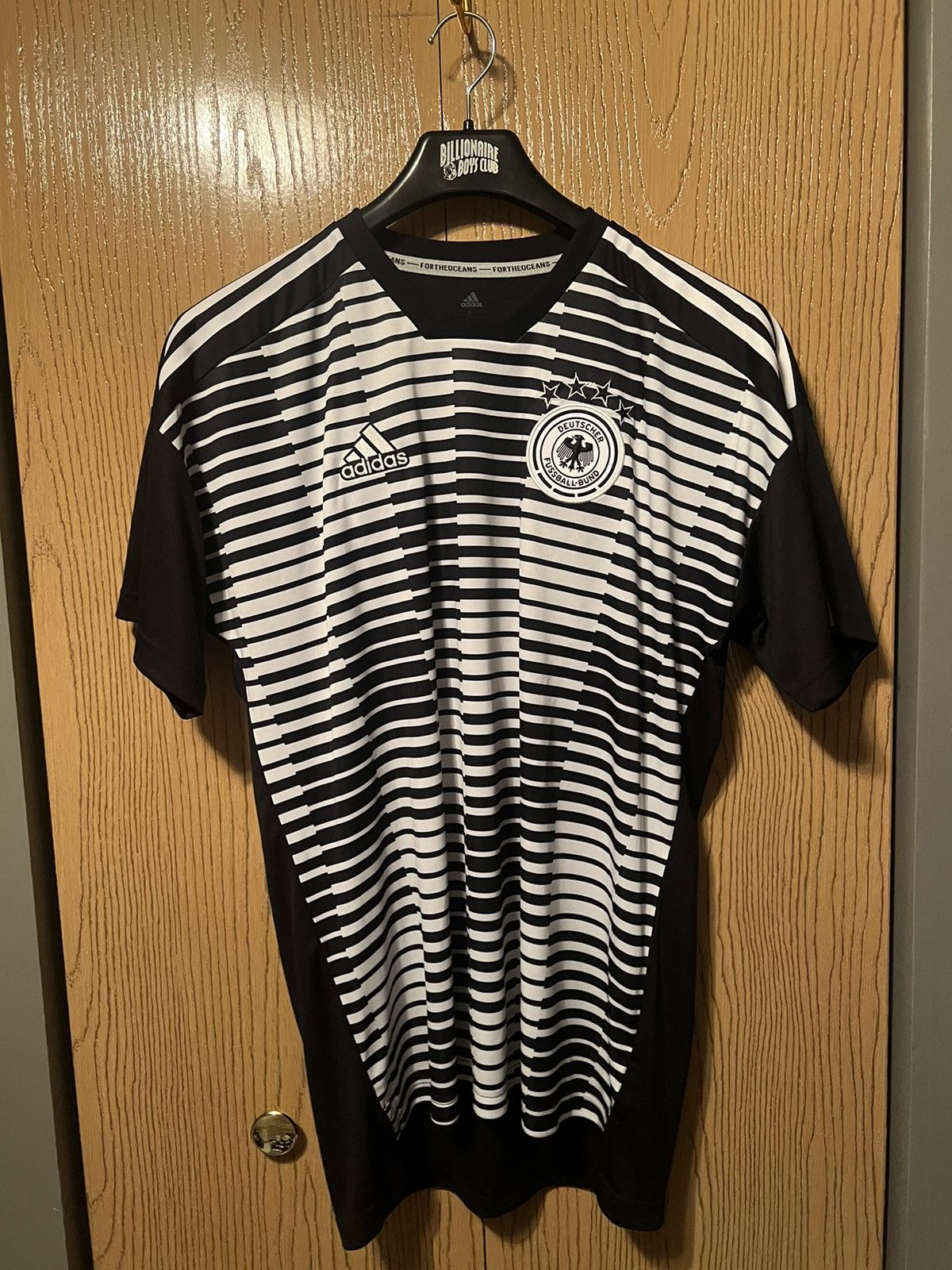 Adidas Adidas Germany Soccer Jersey Sz L Size US L / EU 52-54 / 3 - 1 Thumbnail