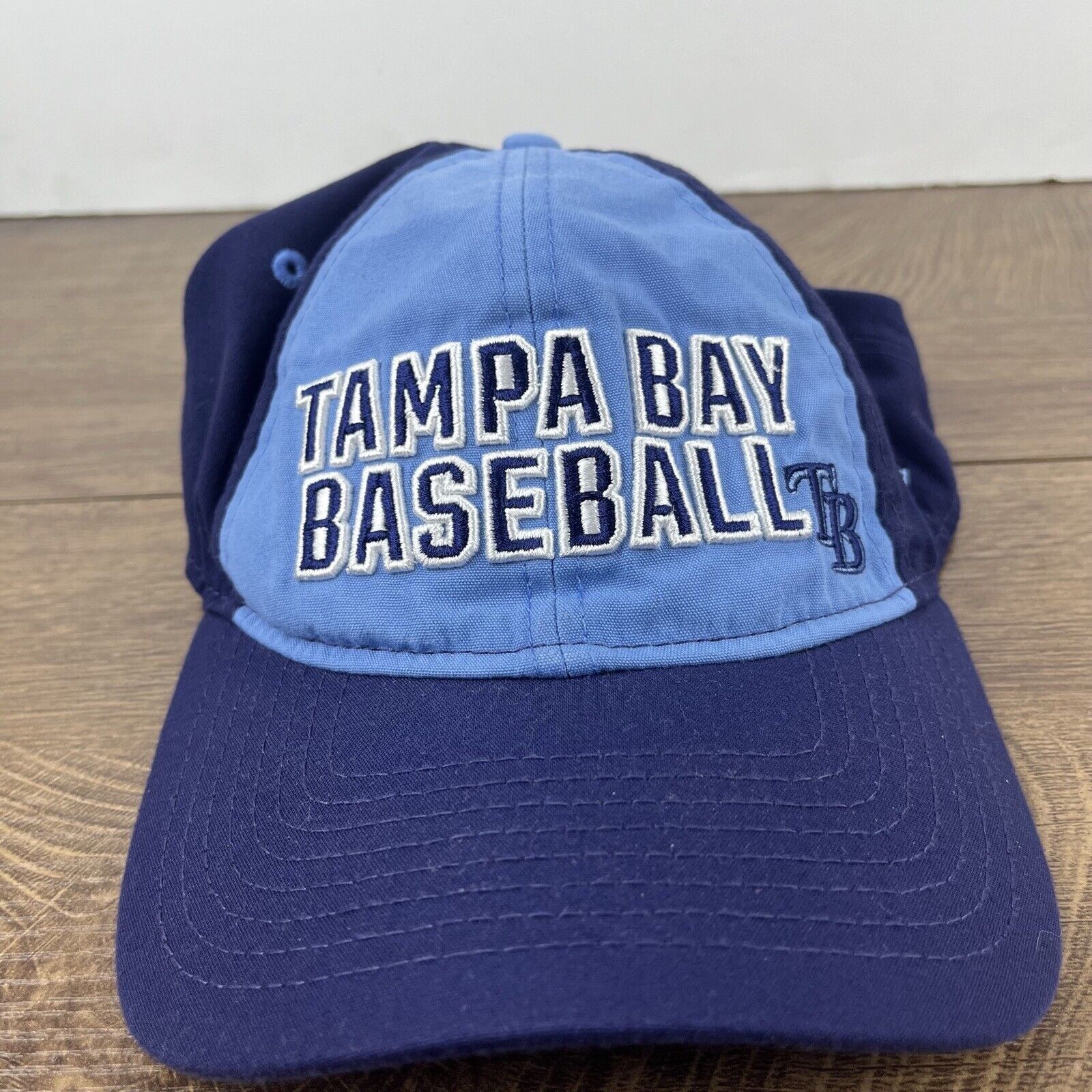 New Era Tampa Bay Rays Hat New Era Snapback Hat Blue Adjustable Hat Size ONE SIZE - 3 Thumbnail