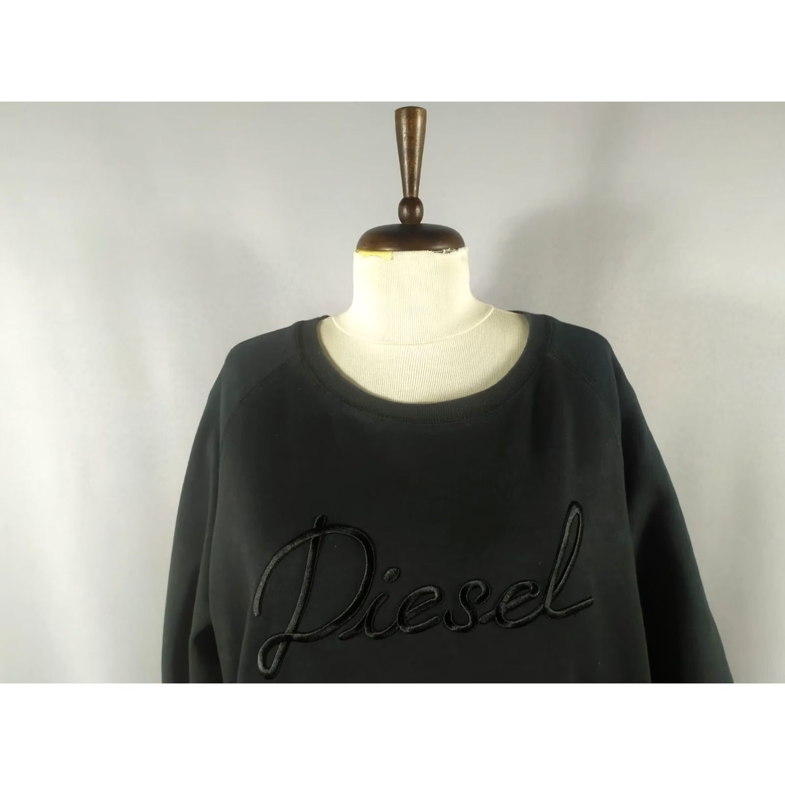 Diesel Diesel Pullover Sweater Womens Embroidered Logo Size M / US 6-8 / IT 42-44 - 5 Thumbnail