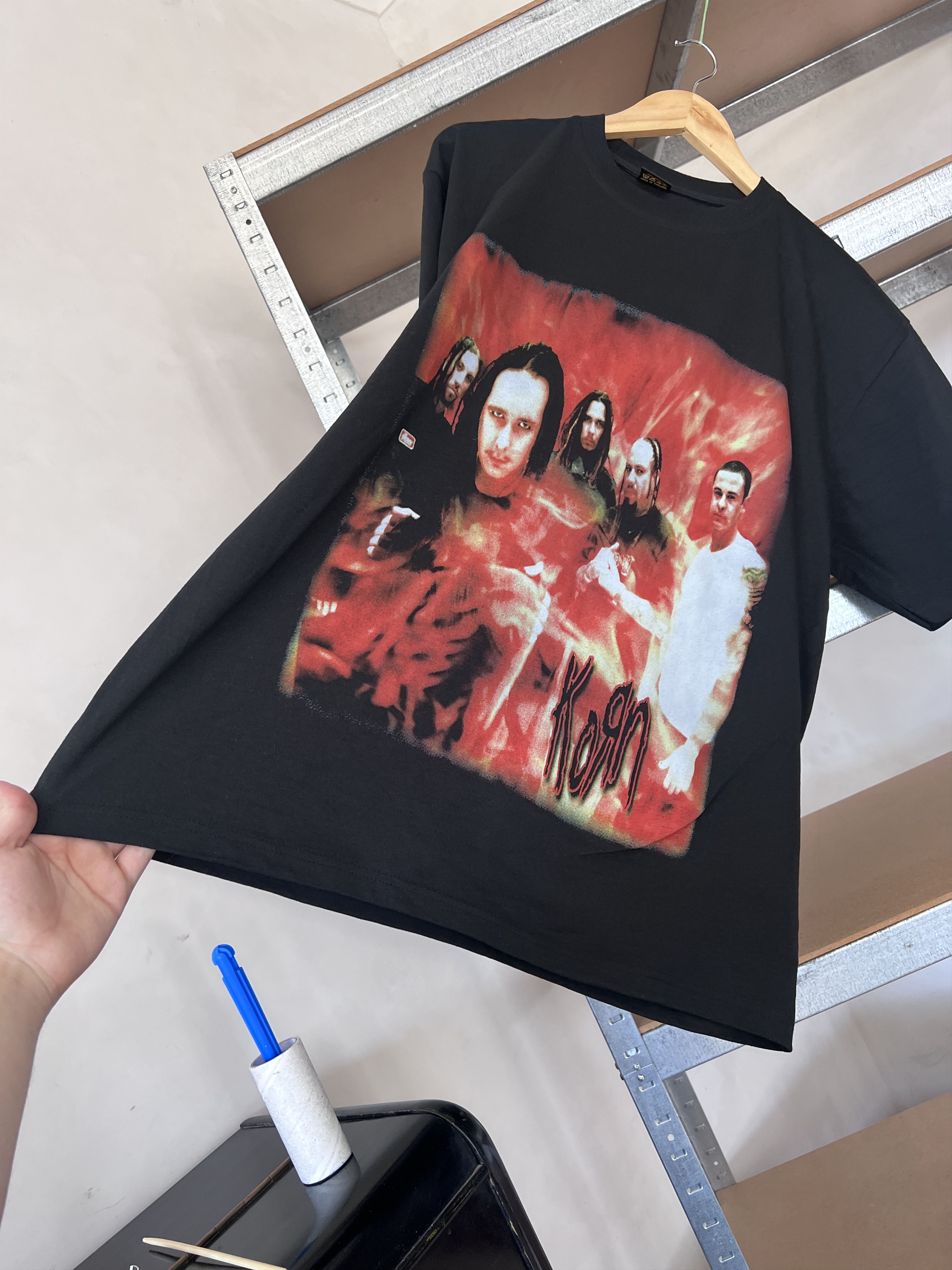 Band Tees × Vintage Korn Vintage 90s Rock band tee Size US XL / EU 56 / 4 - 9 Thumbnail