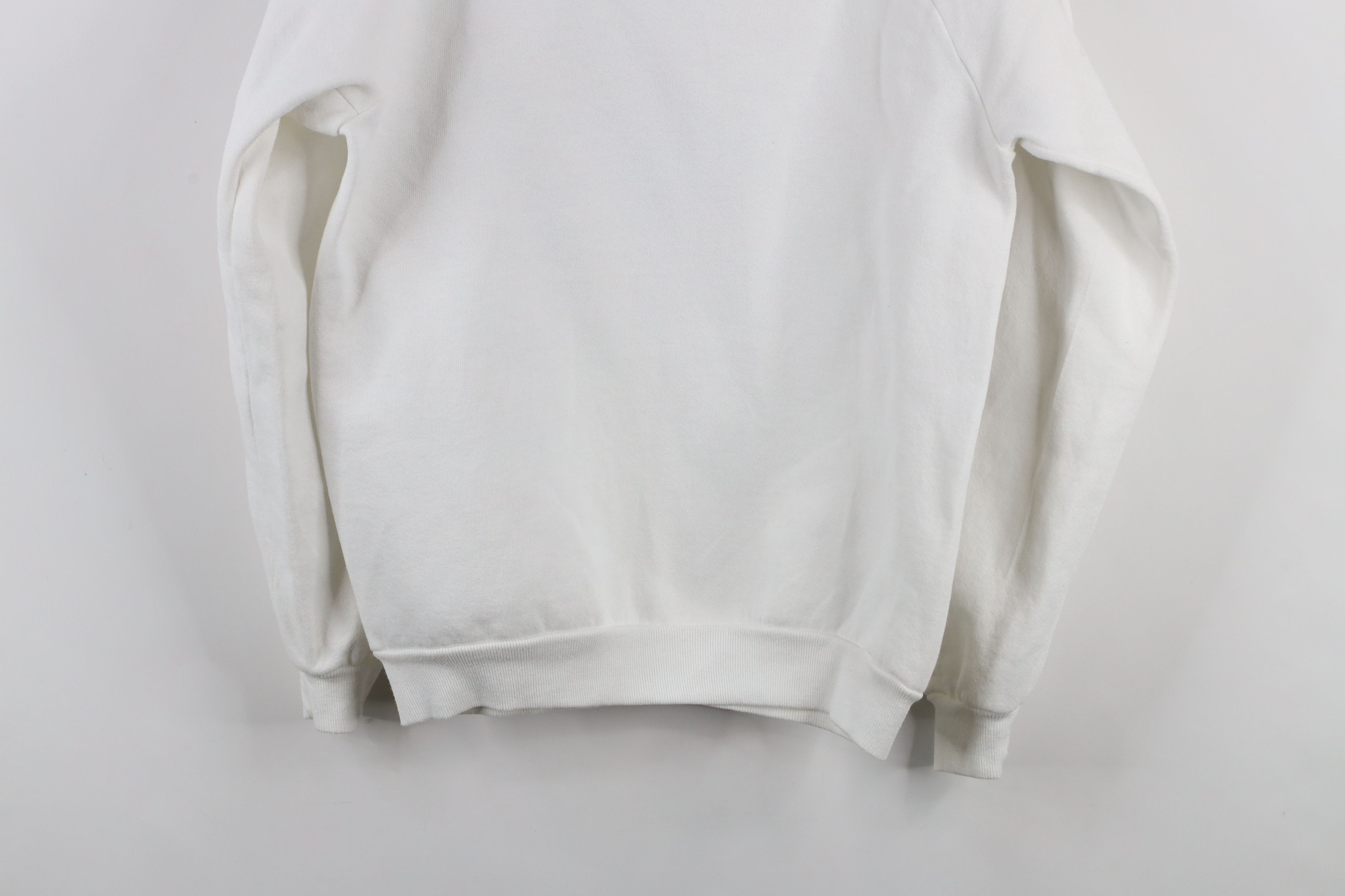 Vintage Vintage 80s Accordion Player Music Sweatshirt White USA Size US M / EU 48-50 / 2 - 12 Thumbnail