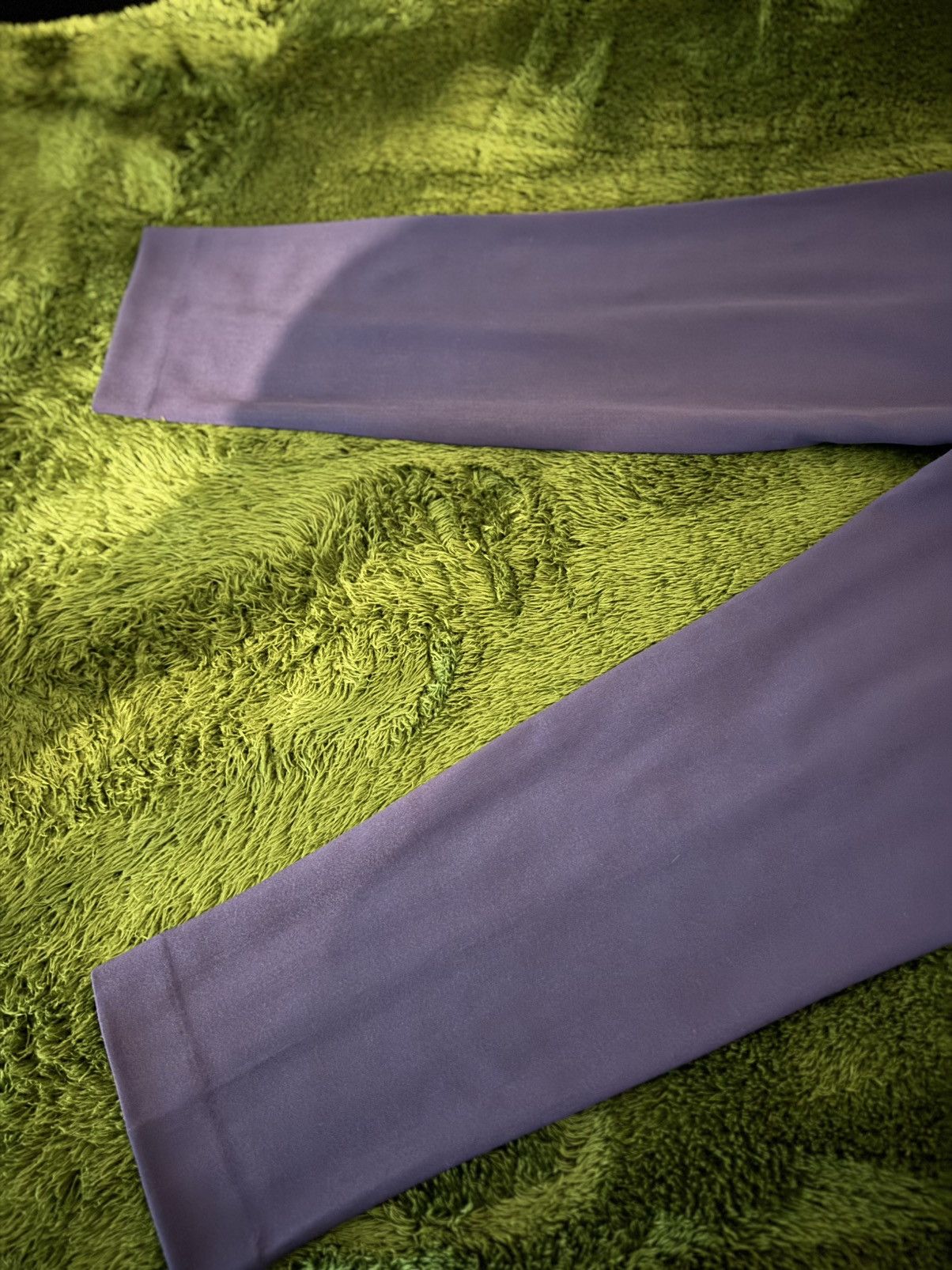 Needles M] Needles Side Tab Wool-Poly Blend Slacks Purple Size US 32 / EU 48 - 11 Thumbnail