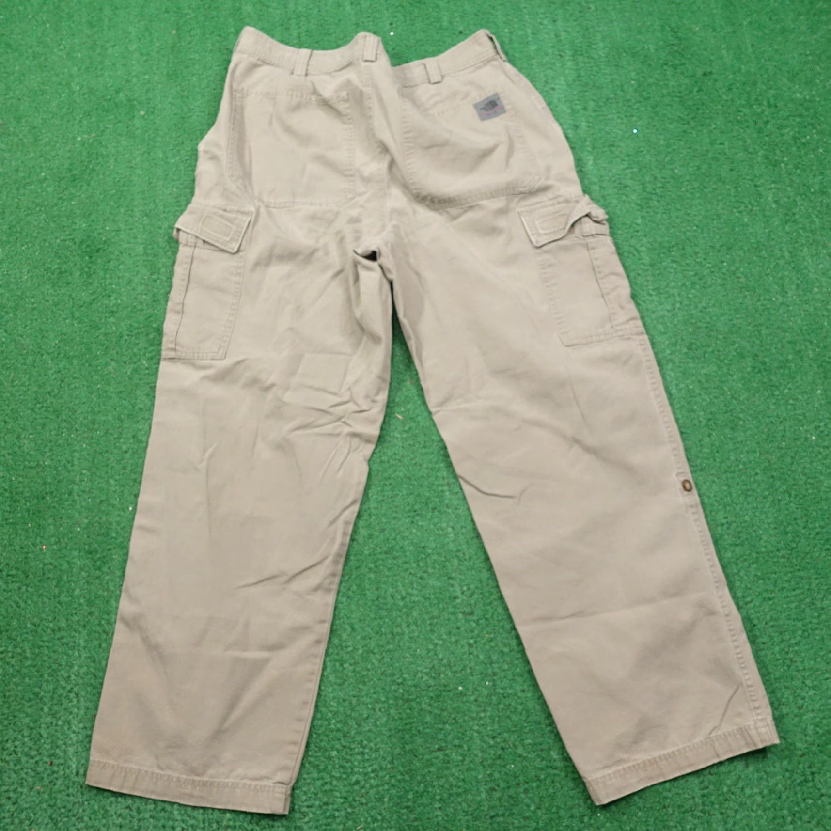 The North Face VINTAGE North Face Cargo Pants Men Regular Fit 34 Waist Beige Canvas Casual 90s Mens Size US 34 / EU 50 - 5 Thumbnail