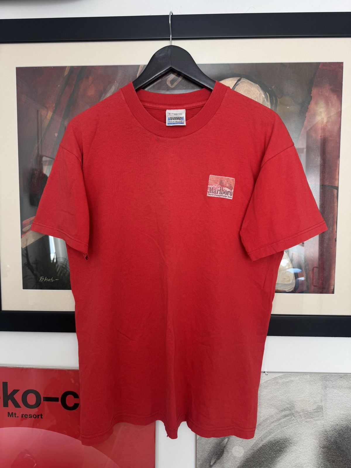 Marlboro Vintage 90s Marlboro Vintage Tee Racing Grand Prix Formula Size US M / EU 48-50 / 2 - 1 Thumbnail