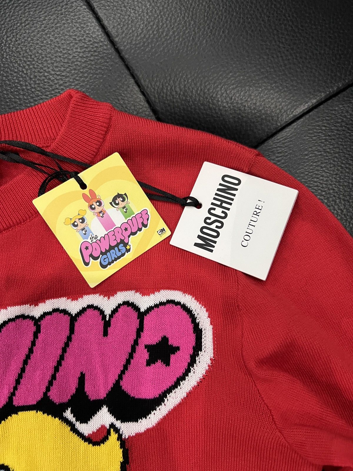 Moschino Moschino × The Powerpuff Girls Knit Sweater Size XS / US 0-2 / IT 36-38 - 5 Thumbnail