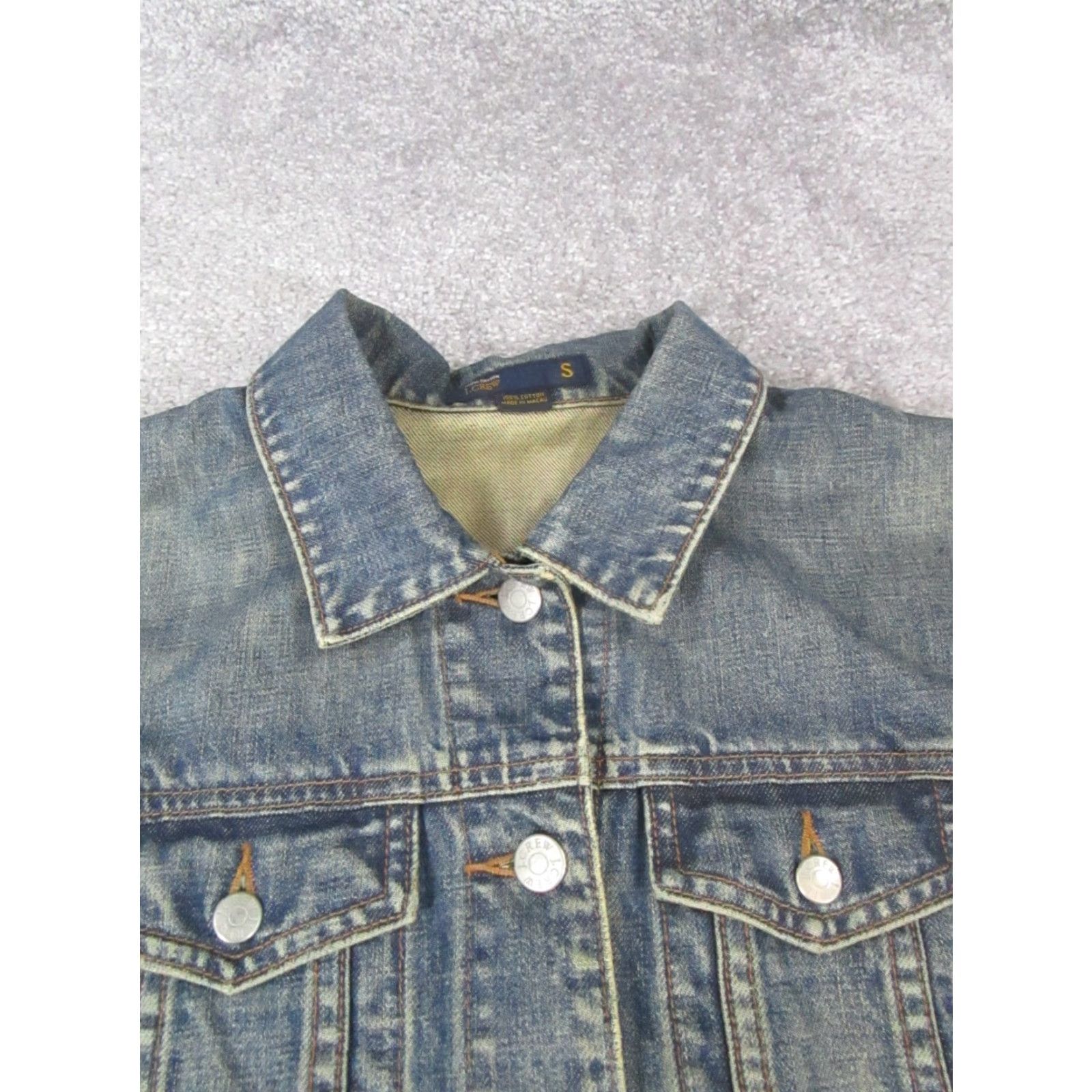 J.Crew J.CREW Jacket Mens S Blue Cotton Denim Size S / US 4 / IT 40 - 2 Thumbnail