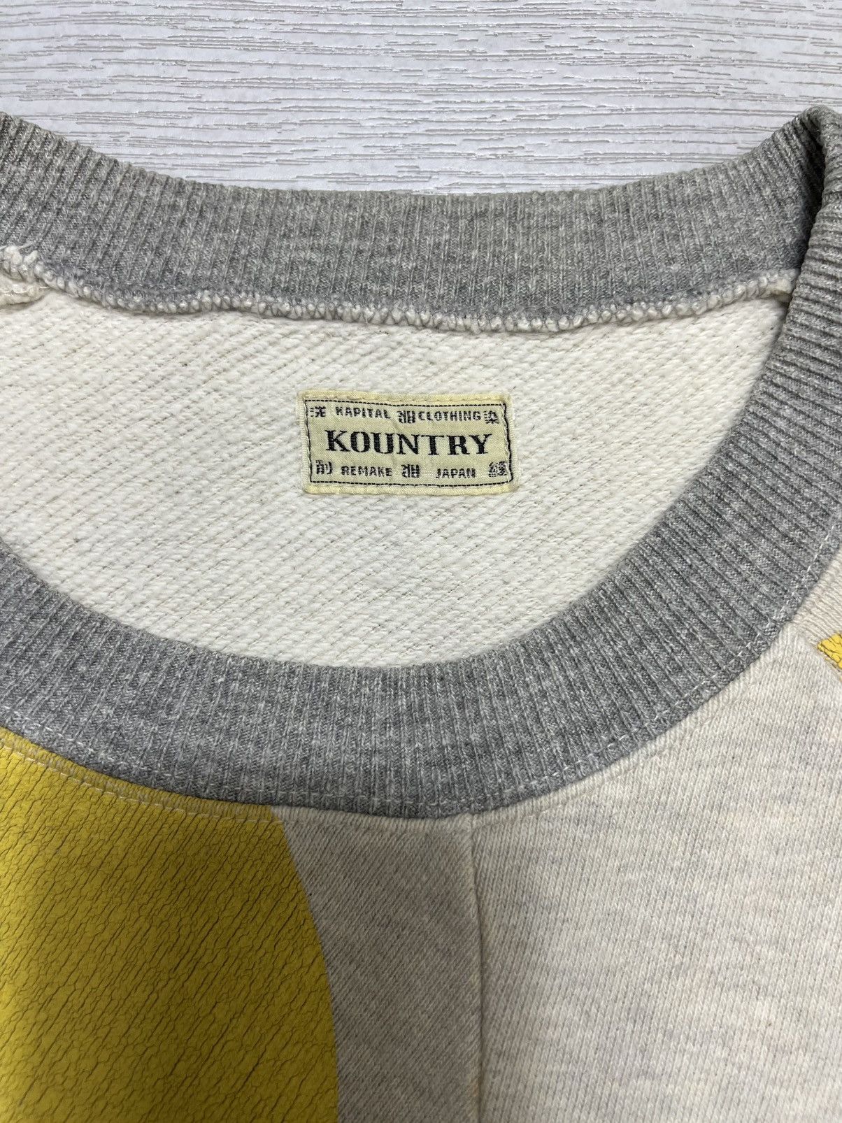 KAPITAL Beethoven Smile スウェット KAPITAL Beethoven remake smile smily sweatshirt beige new L | eBay