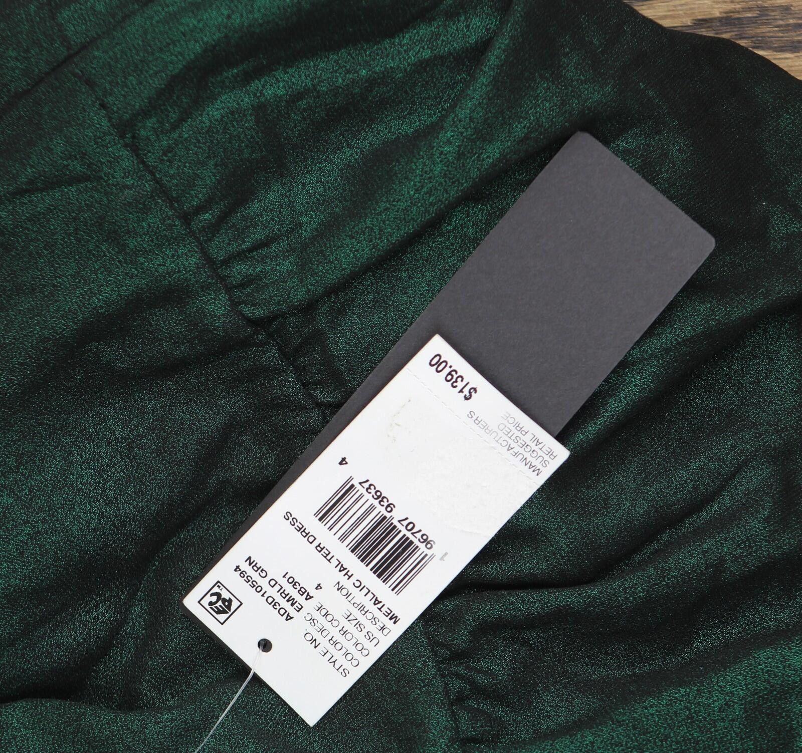 Other Adrianna Papell Halter Dress Ad3d105594 Emerald Green 4 Size S / US 4 / IT 40 - 4 Thumbnail