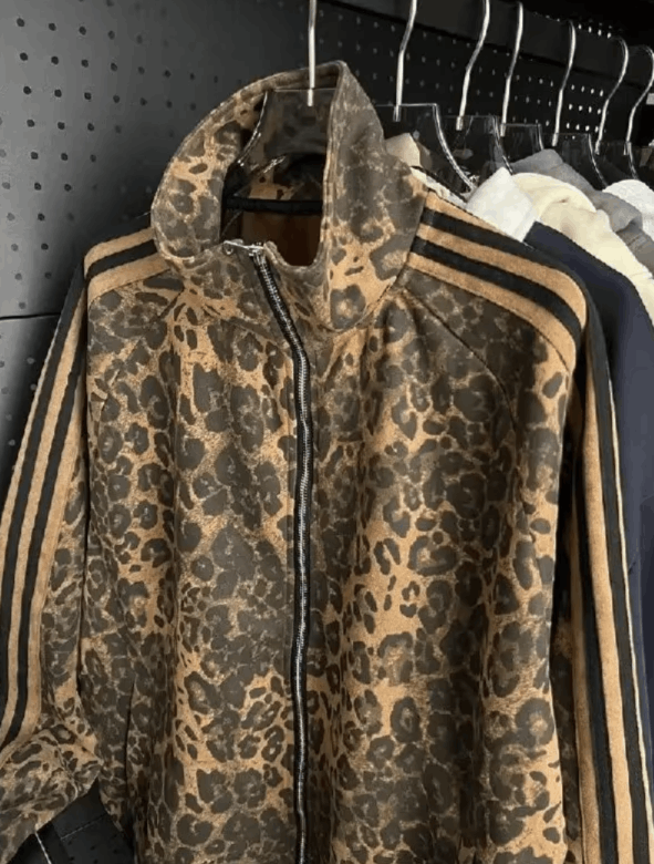 Japanese Brand Leopard print cardigan zipper Size US M / EU 48-50 / 2 - 6 Thumbnail