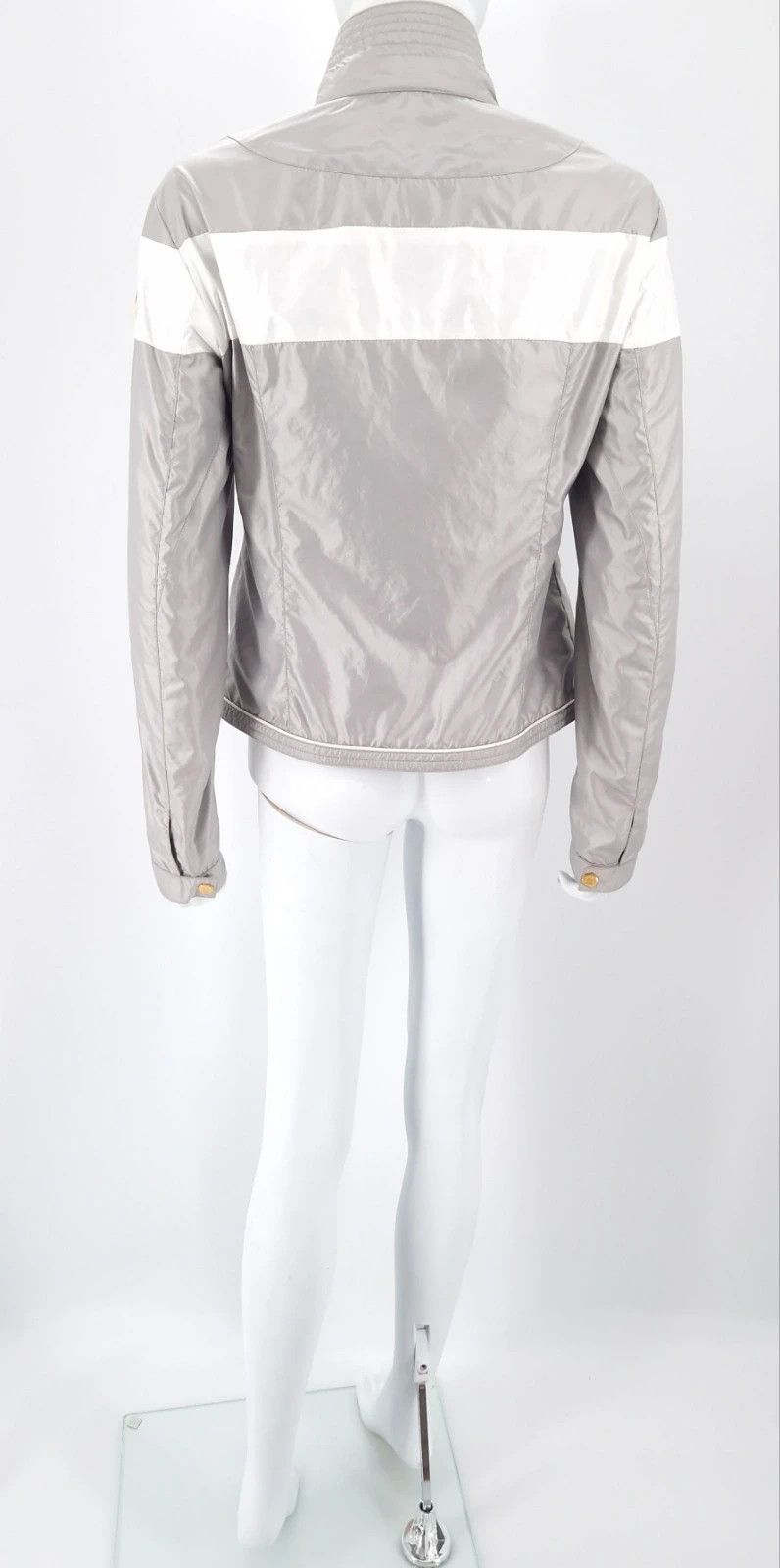 Moncler Moncler Silver Racing Jacket Size M / US 6-8 / IT 42-44 - 7 Thumbnail