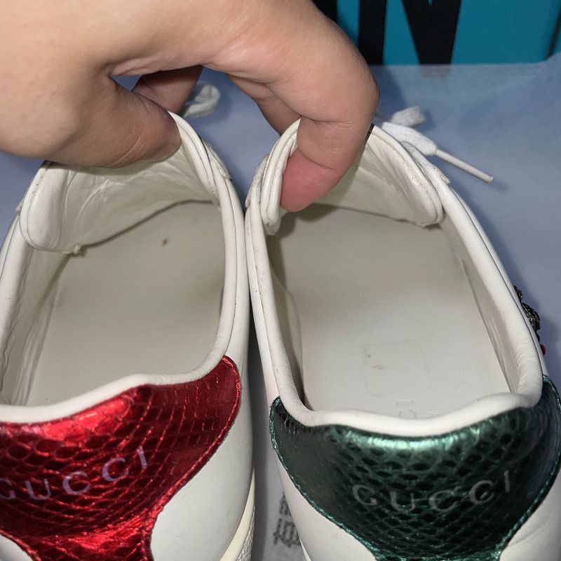 Gucci Gucci Ace Embroidered Fashion Sneakers for Women Size US 5 / IT 35 - 9 Thumbnail