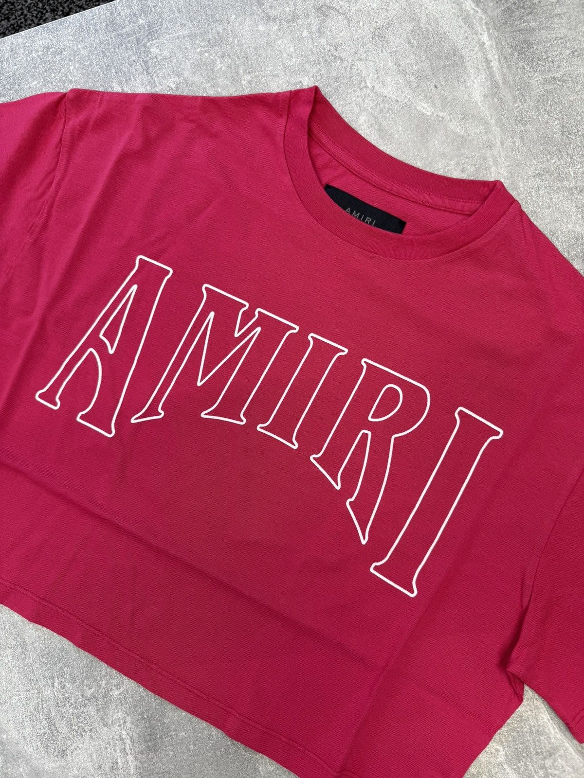 Amiri Amiri Sun Cropped Tee Fuchsia. size M. bnwt. rrp £390 Size M / US 6-8 / IT 42-44 - 3 Thumbnail