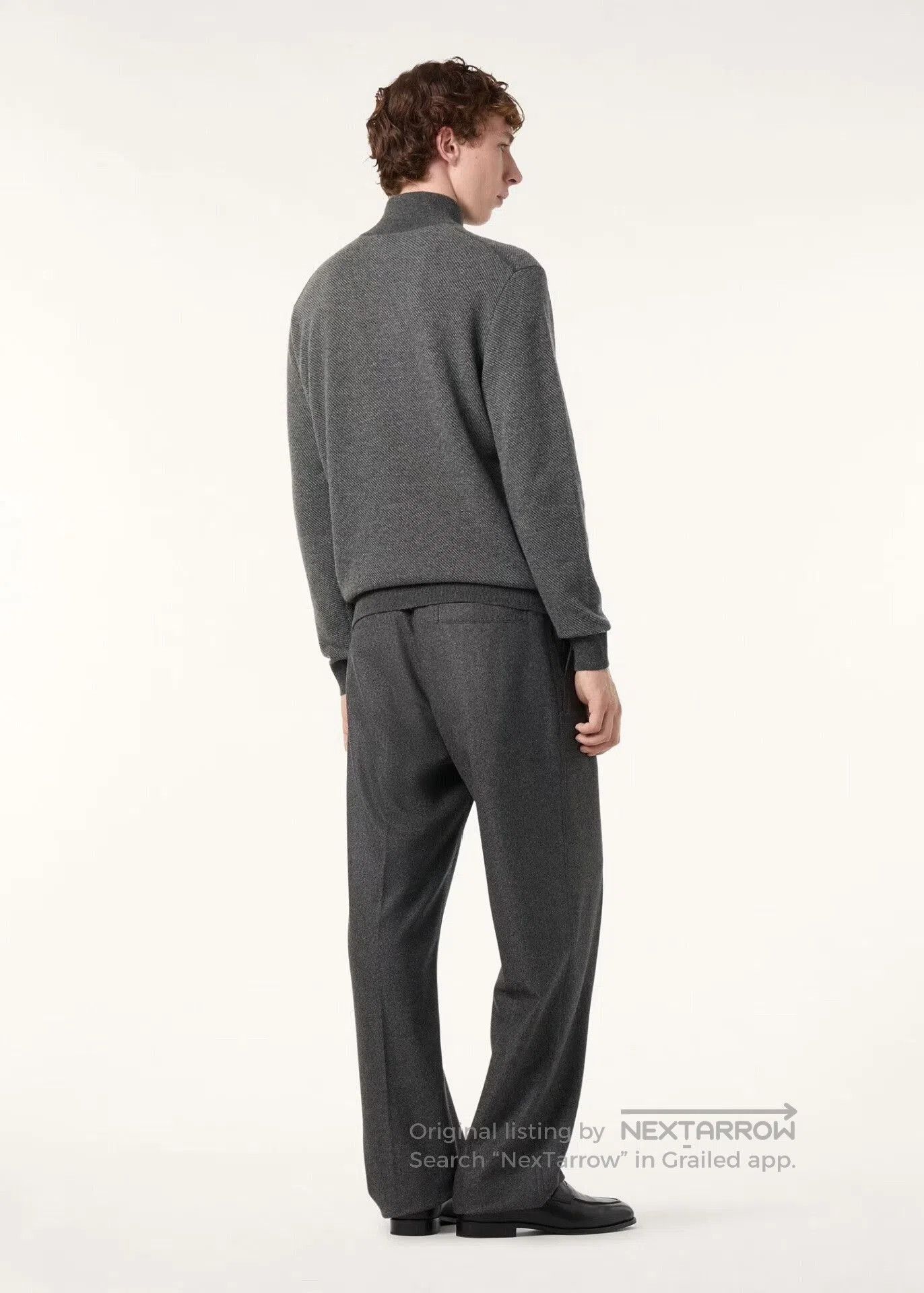 Loro Piana Loro Piana Gray Cashmere Roadster Sweater. Size US L / EU 52-54 / 3 - 4 Thumbnail