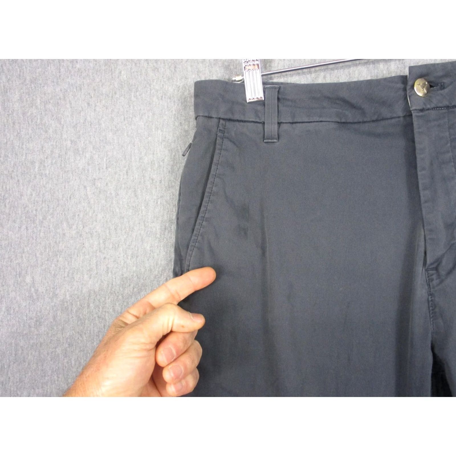 Vintage Birddogs Pants Mens 32x30 Gray Stretch Chino Zip Pockets Boom For Your Boomstick Size US 32 / EU 48 - 2 Thumbnail