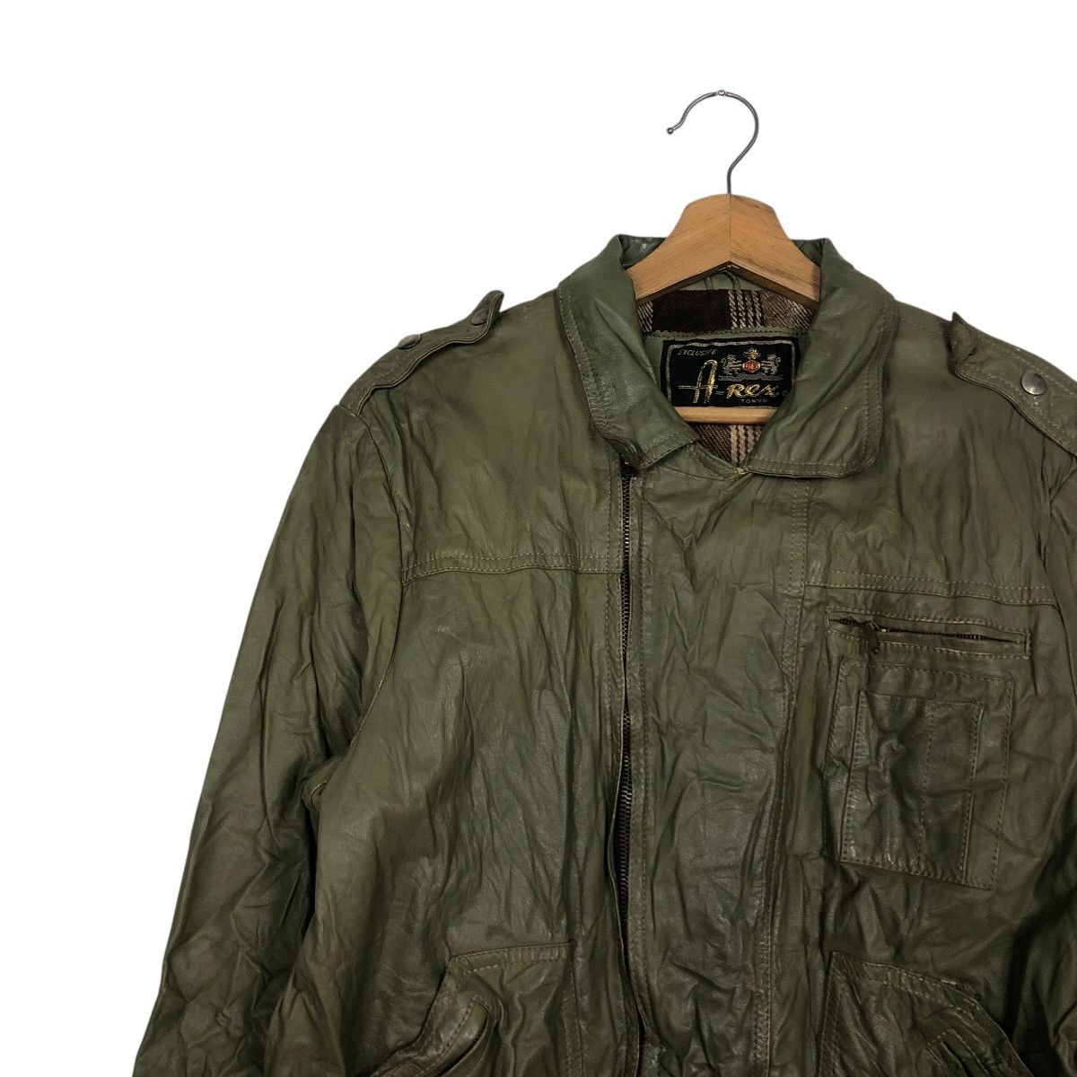 Japanese Brand 🔥VINTGE BIKER LEATHER JACKET BLANKET A REX ISSEY MIYAKE Size US L / EU 52-54 / 3 - 10 Thumbnail