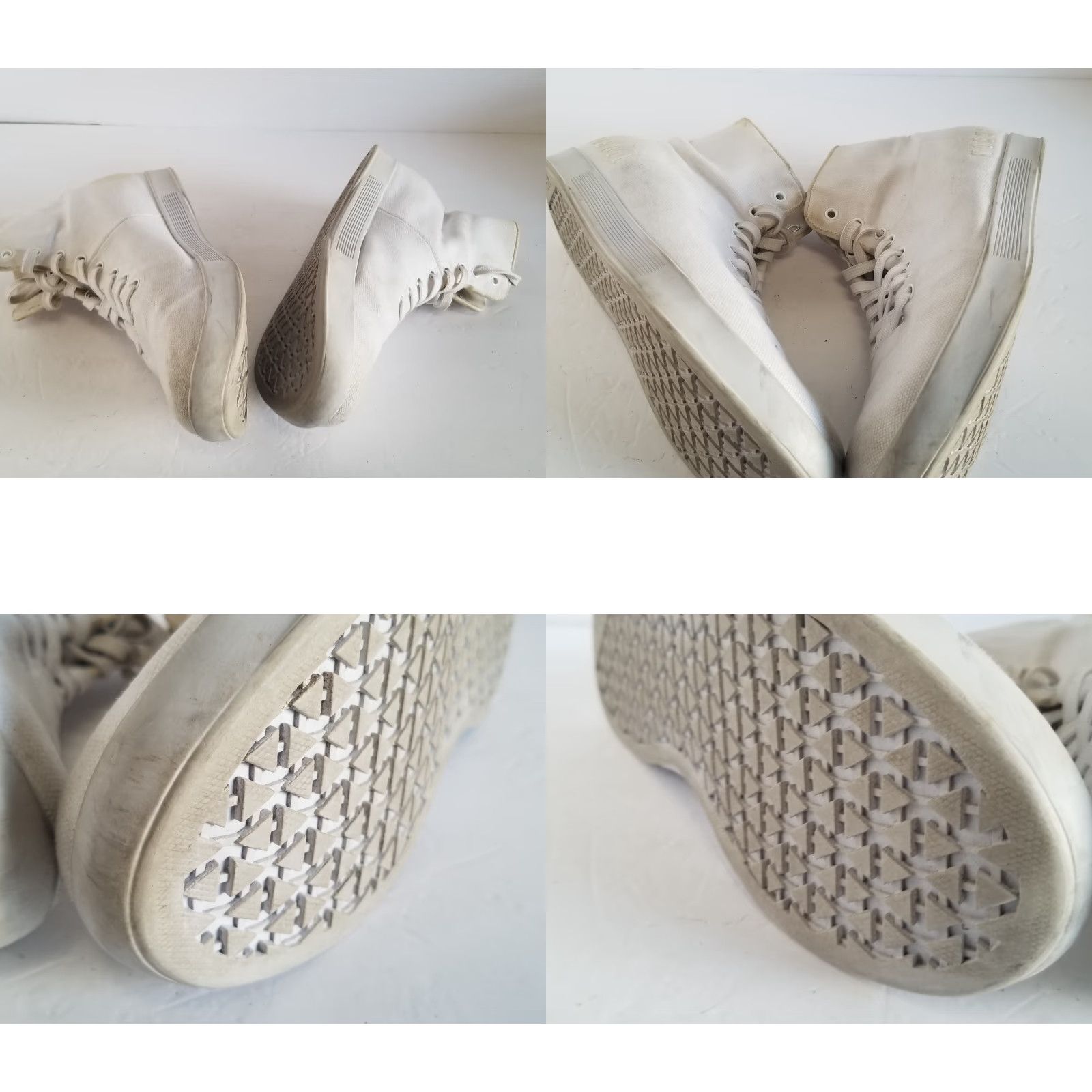 Vintage NOBULL High Top Sneakers White Lace Up Men’s Size 9 See All Pics Size M / US 6-8 / IT 42-44 - 8 Thumbnail