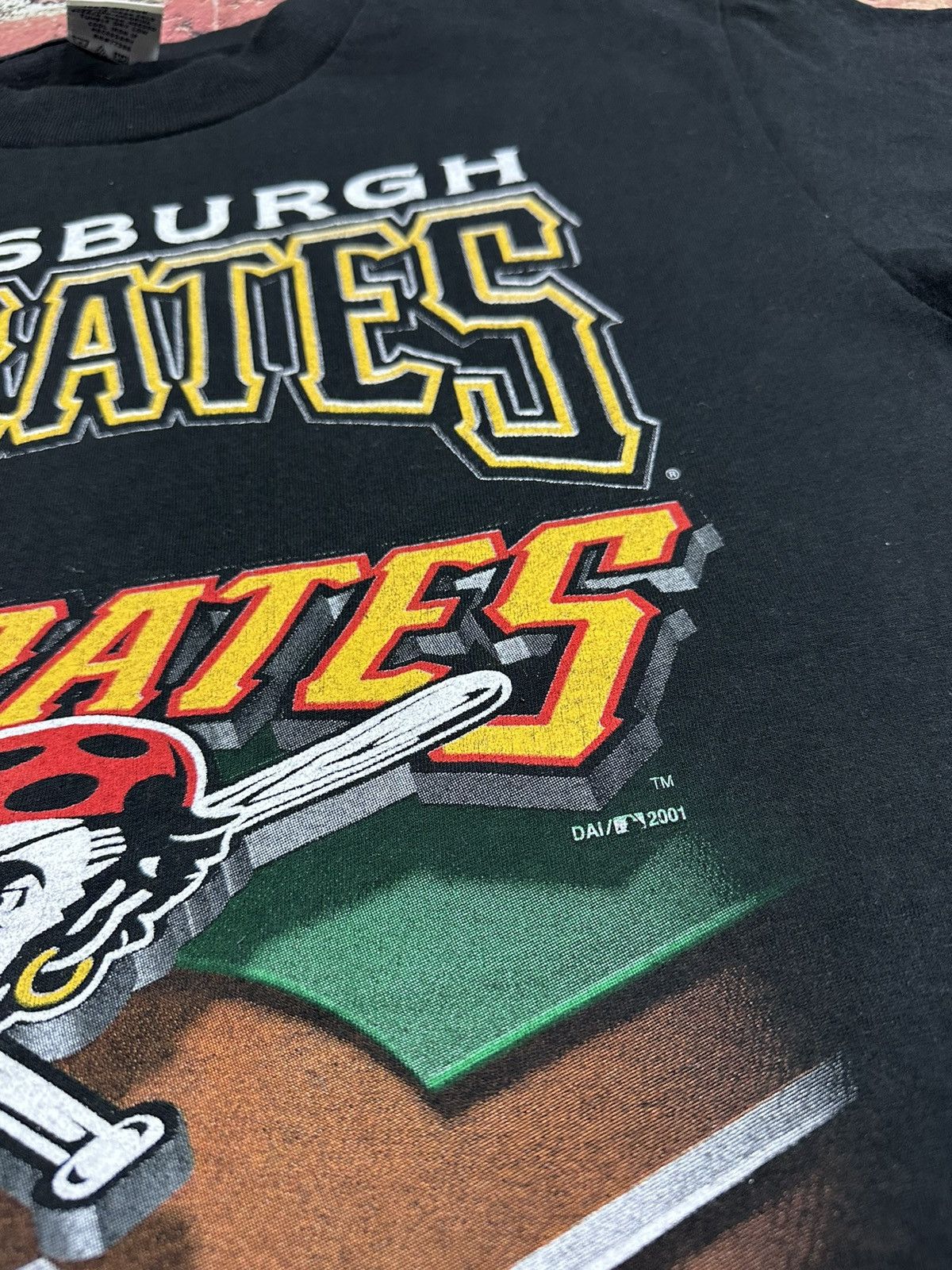 MLB Vintage Pittsburgh Pirates T Shirt Black MLB True Fan 2001 Size US M / EU 48-50 / 2 - 5 Thumbnail