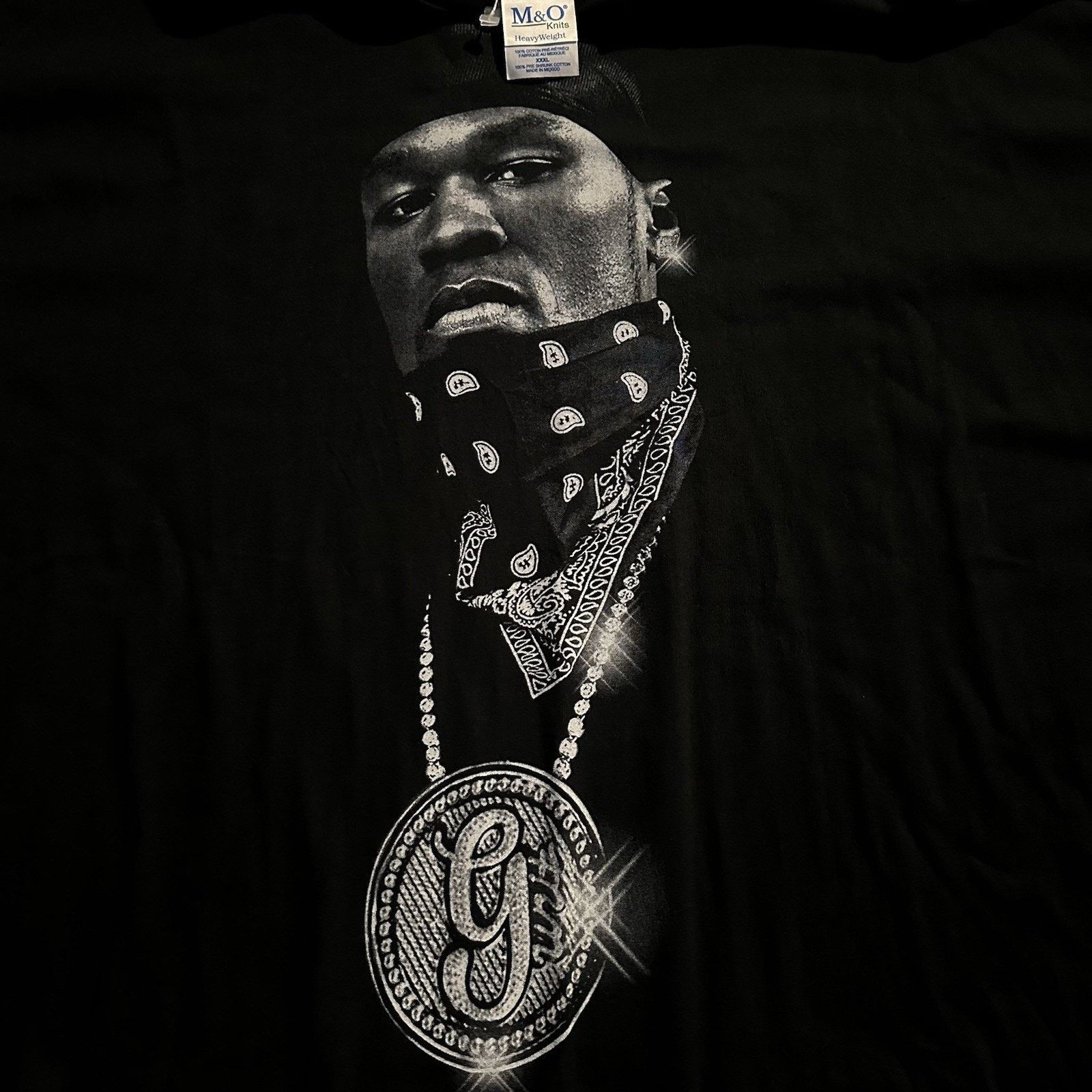 Vintage Vintage 2003 50 Cent “Beg For Mercy” Album Promo T-Shirt Size US XXL / EU 58 / 5 - 2 Thumbnail