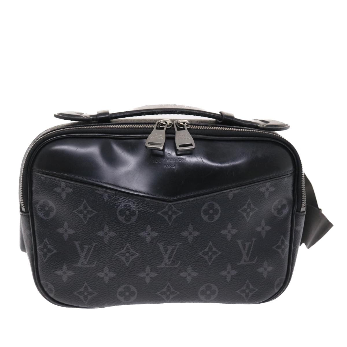 Louis Vuitton Bumbag Explorer Grey Canvas Clutch Bag (Pre-Owned)