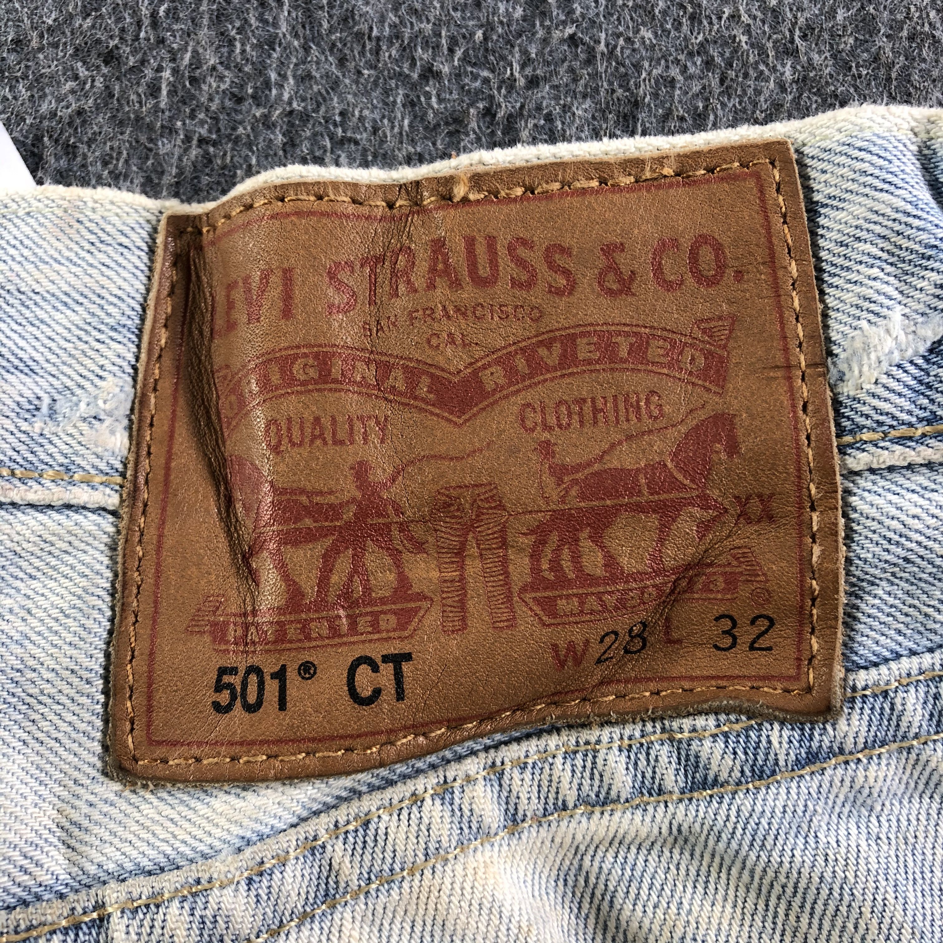Levi's Vintage Light Wash Levis 501 Jeans-J3654 Size US 30 / EU 46 - 5 Thumbnail