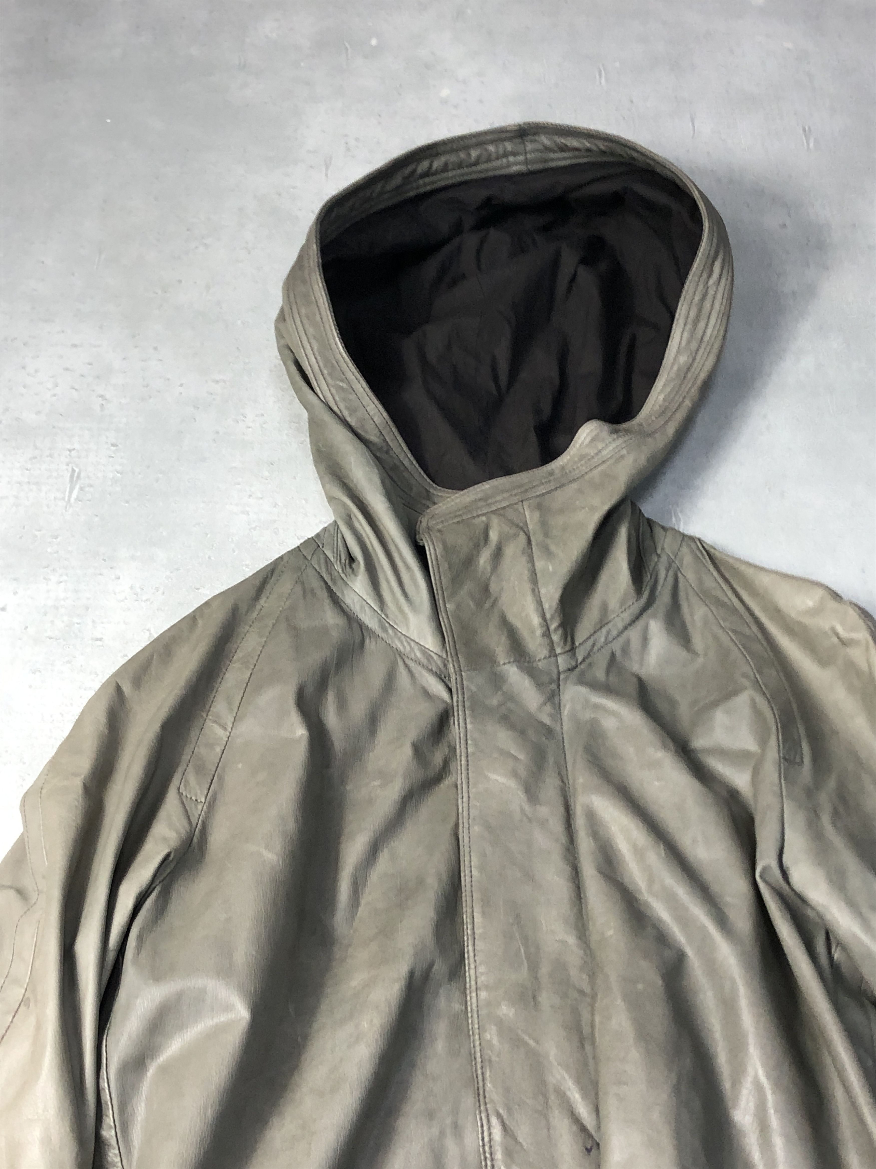 Julius Julius military leather coat 15-5-58 3336 Size US S / EU 44-46 / 1 - 7 Thumbnail