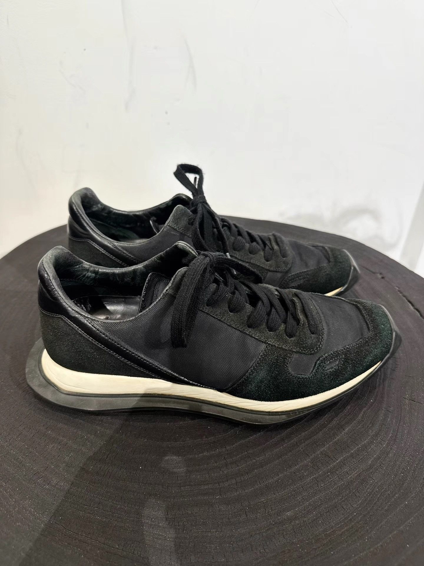Rick Owens Rick Owens Suede Panel Low-Top Sneakers K35 Size US 7.5 / EU 40-41 - 2 Thumbnail