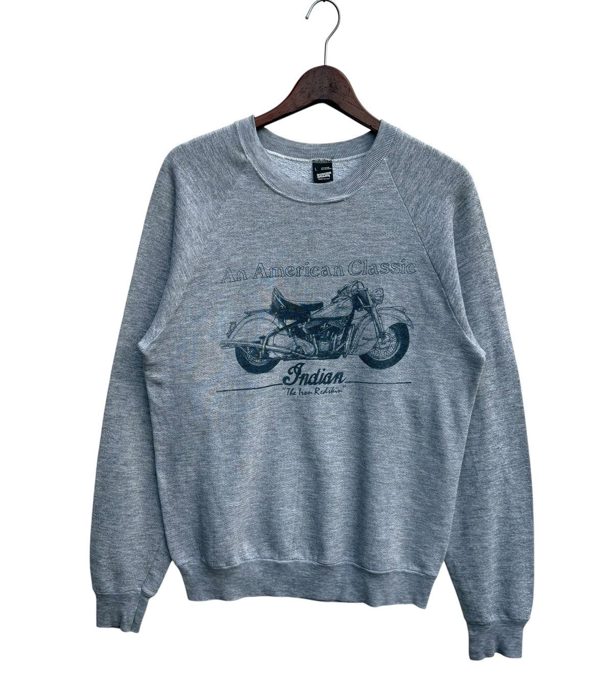 Indian Motorcycle Vintage 90s Indian Motocycle Poly Cotton Sweatshirt Size US S / EU 44-46 / 1 - 2 Thumbnail