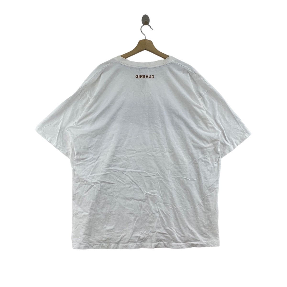 Marithe + Francois Girbaud MARITHÉ FRANÇOIS GIRBAUD Embroidered Brand Oversize White Size US XXL / EU 58 / 5 - 3 Thumbnail