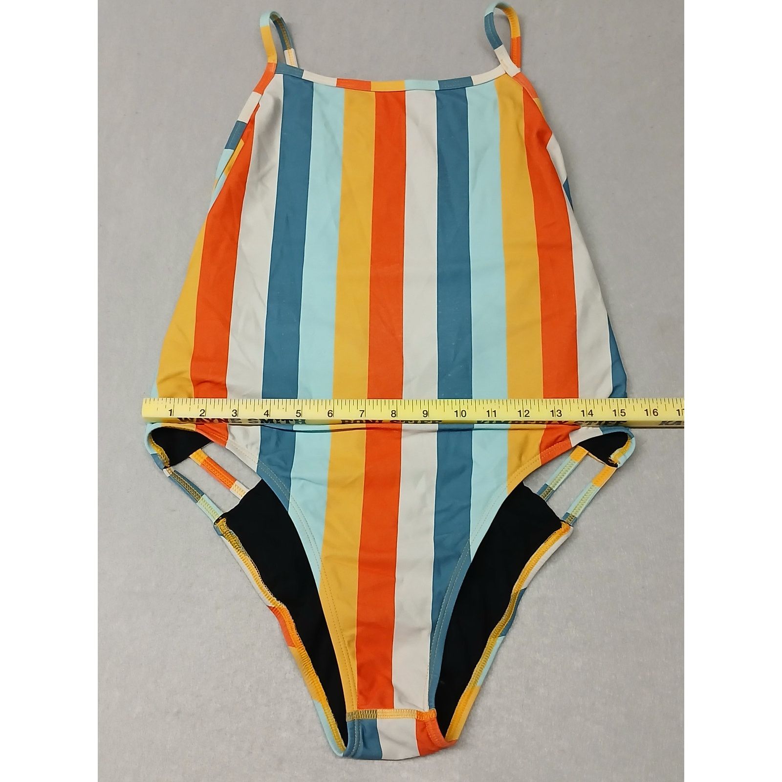 Other Nico 2 (36) Women's Multicolor One Piece Lace Swim Suit Size ONE SIZE - 5 Thumbnail