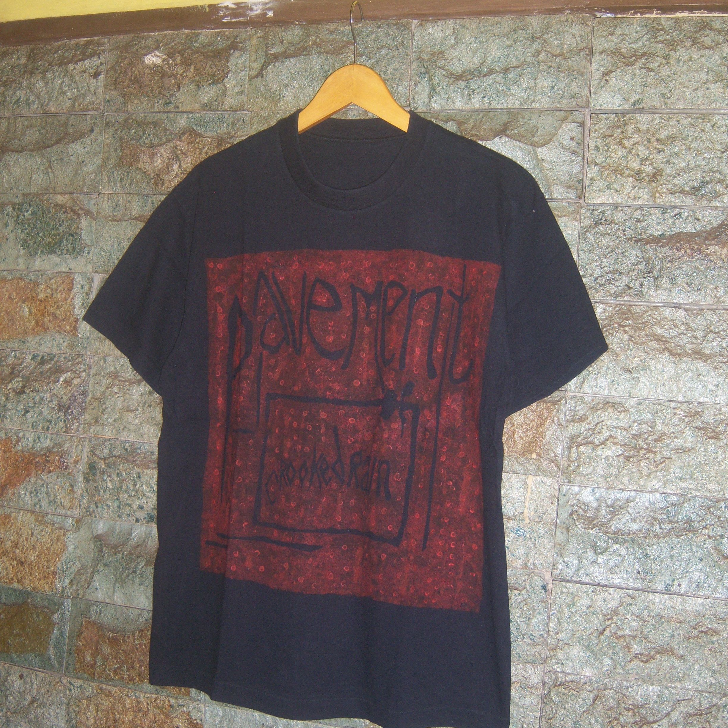 Band Tees × Vintage 90s Pavement Bootleg Crooked Rain Vintage Single Stitch Size US L / EU 52-54 / 3 - 2 Thumbnail