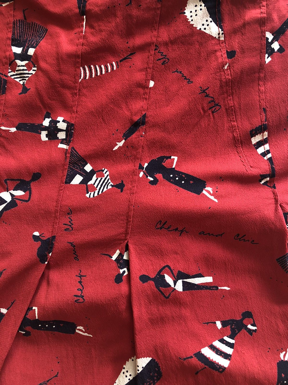 Moschino × Vintage RARE MOSCHINO CHEAP AND CHIC VINTAGE DESIGNER SKIRT DRESS Size 30" / US 8 / IT 44 - 5 Thumbnail