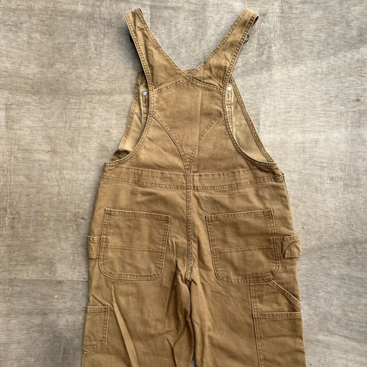 Carhartt × Dickies × Levi's CARHARTT OVERALLS DOUBLE KNEE CARPENTER CANVAS VINTAGE 00s Size US 29 - 7 Thumbnail