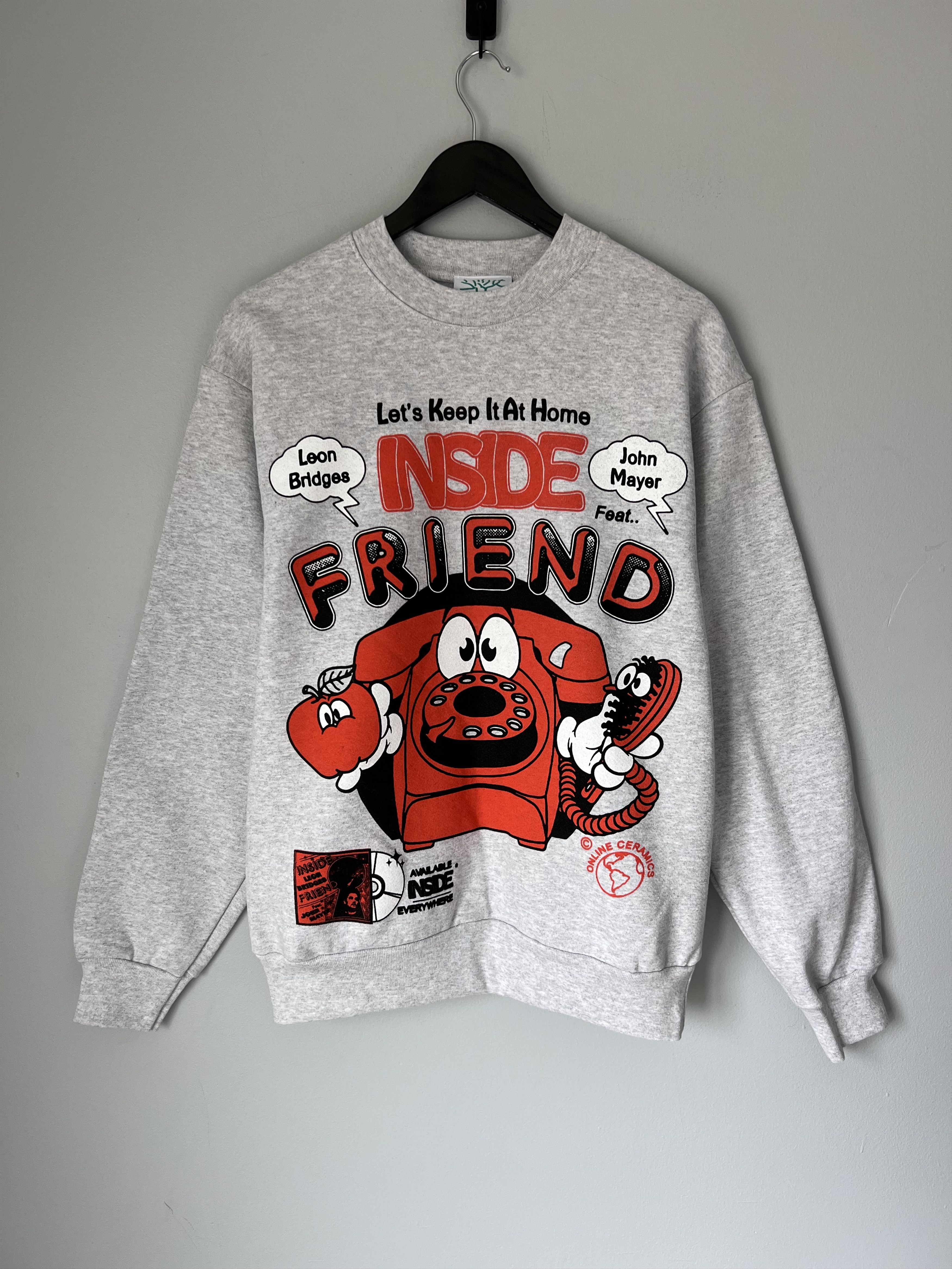 Online Ceramics Online Ceramics John Mayer Inside Friend Crewneck Sweatshirt Size US S / EU 44-46 / 1 - 1 Thumbnail