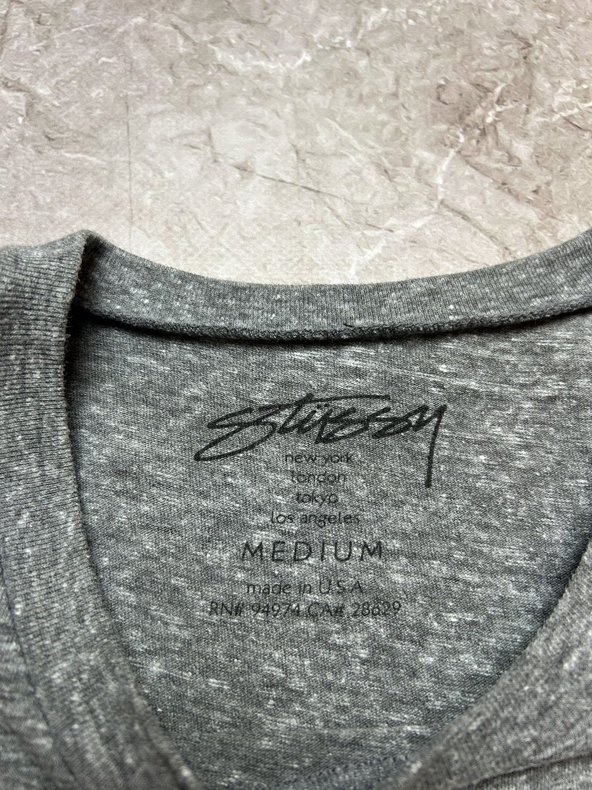 Stussy × Vintage Vintage STUSSY BIG LOGO Made in Usa T-Shirt Size M / US 6-8 / IT 42-44 - 4 Thumbnail