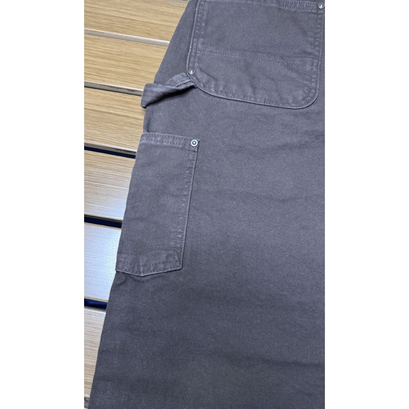 Carhartt Carhartt Pants Mens 31x29 Brown Double Knee Canvas B136 DKB Size US 31 - 8 Thumbnail