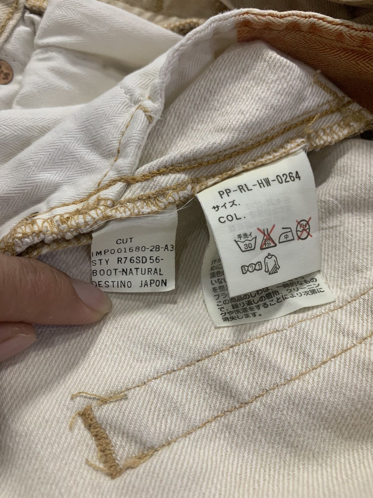 Polo Ralph Lauren × Ralph Lauren Ralph Lauren Bootcut Distressed Denim Size US 31 - 21 Thumbnail