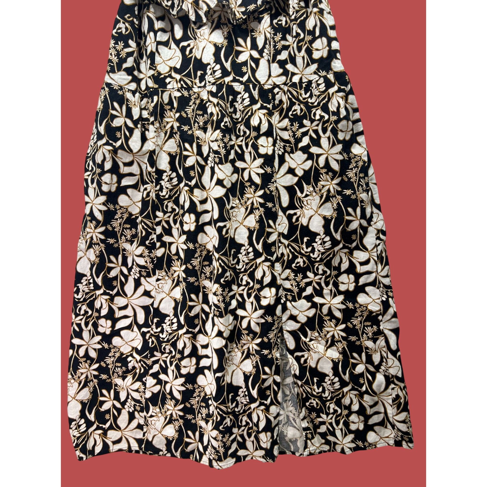 Other Ava & Viv - Women's Ruffle Maxi Empire Waist Dress - Black F Size XL / US 12-14 / IT 48-50 - 13 Thumbnail