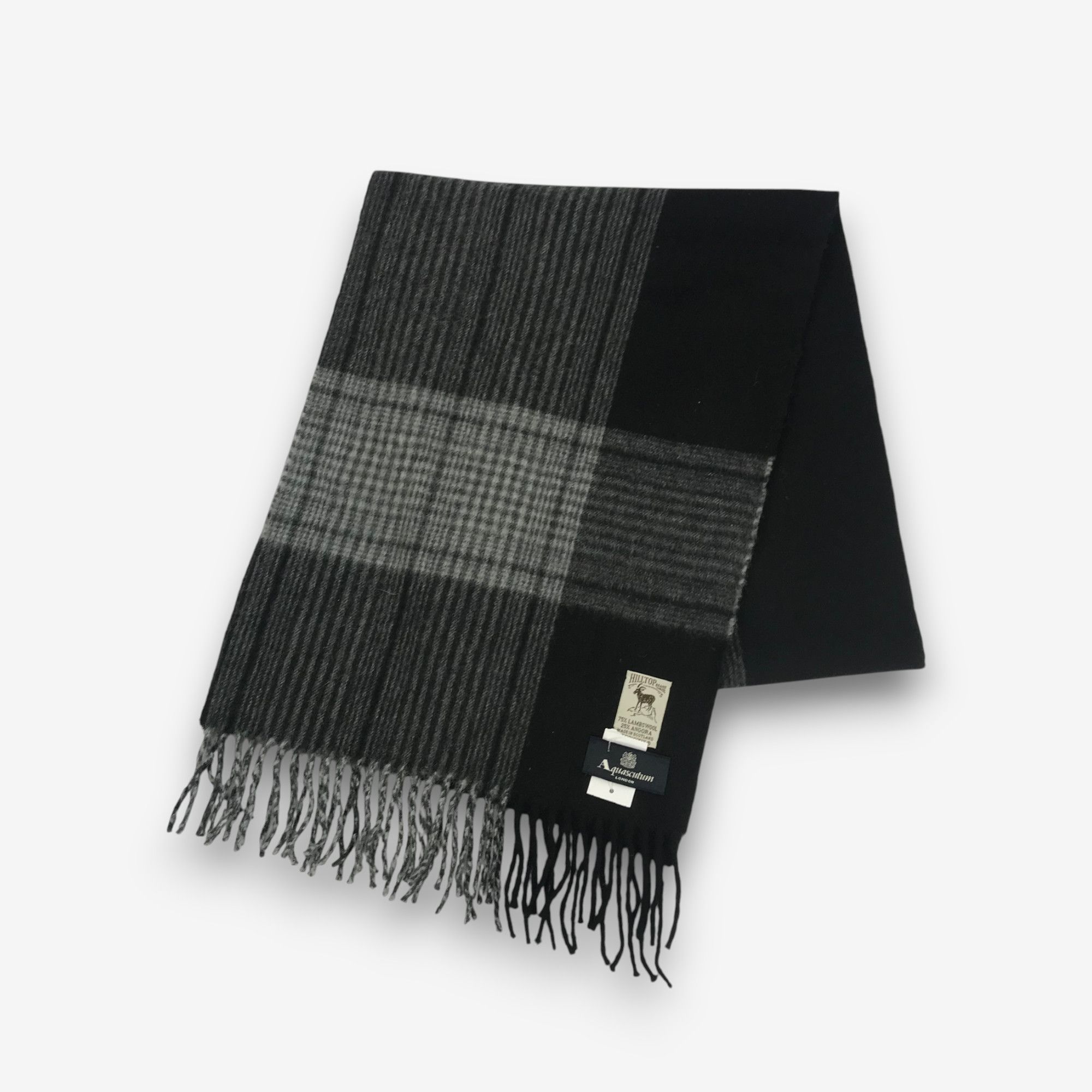 Aquascutum Vintage Aquascutum Scarf Wool Cashmere Scarves Size ONE SIZE - 3 Thumbnail