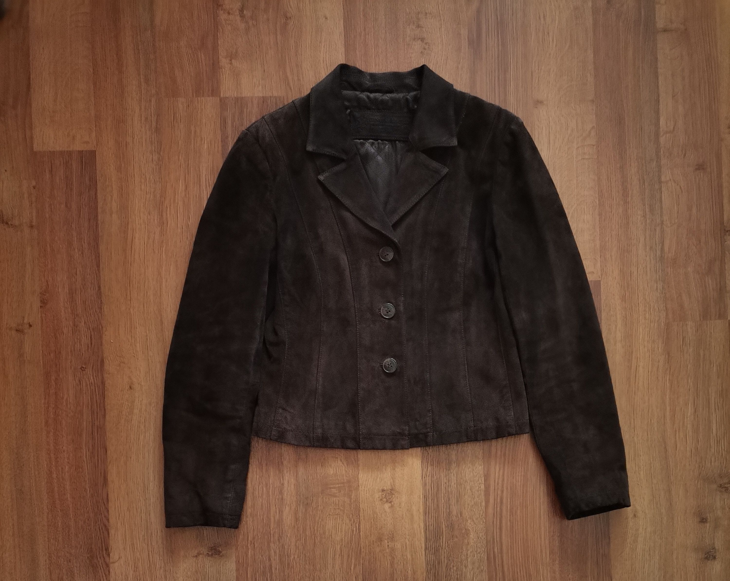 Vintage Vintage Yessica C&A Women's Suede Leather Jacket Size S / US 4 / IT 40 - 1 Thumbnail