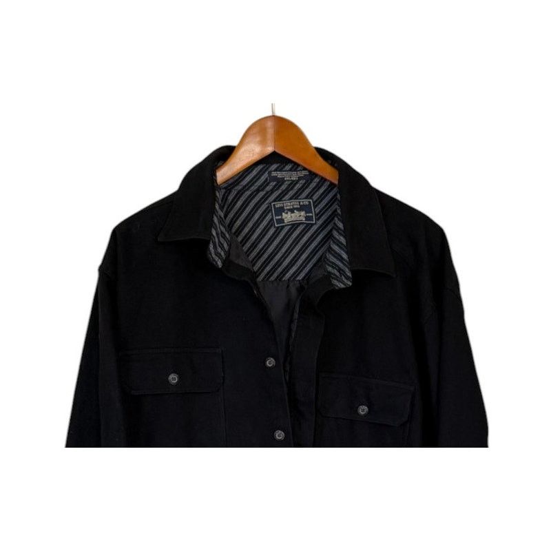 Levi's Levi's Shacket Men XX Large Black 100% Cotton Lined Heavy Size US XXL / EU 58 / 5 - 2 Thumbnail