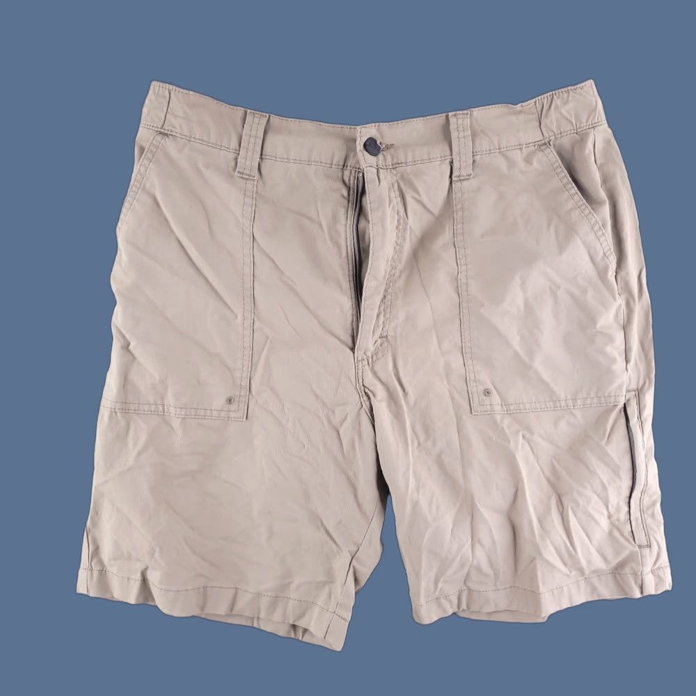 Wrangler Wrangler Shorts Mens 36 Brown 9" Inseam Cotton Nylon Blend Casual Size US 36 / EU 52 - 1 Thumbnail