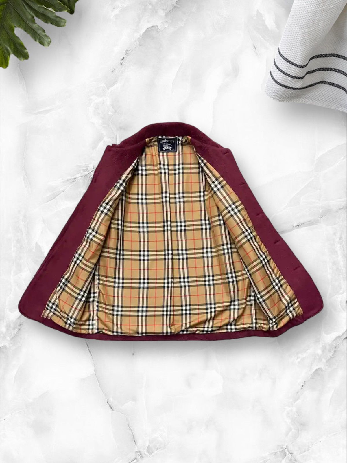 Burberry × Vintage Vintage Burberrys Nova Check Fleece Chore Jacket FW 1989 Size US M / EU 48-50 / 2 - 3 Thumbnail