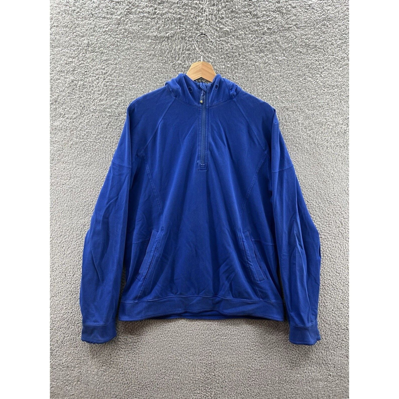 Lululemon Lululemon 1/4 Quarter Zip Blue Hoodie Size US L / EU 52-54 / 3 - 1 Thumbnail