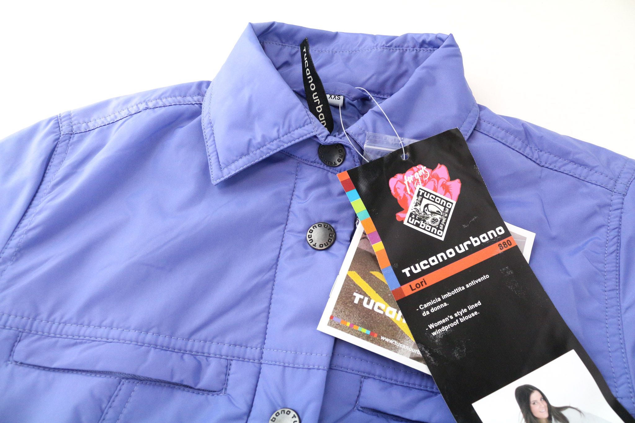 Other LORI 2XS Purple Windproof Padded Zip Jacket 75522 Size XXS / US 00 / IT 34 - 3 Thumbnail