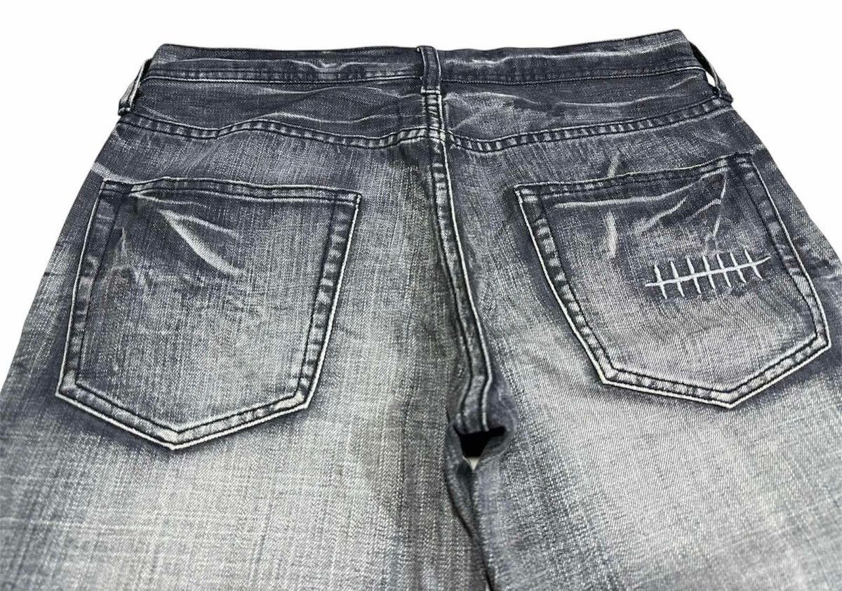 Hysteric Glamour × Japanese Brand × Seditionaries 🔥Y2K Archived Edge Rupert Distressed Patchwork Denim Punk Size US 32 / EU 48 - 10 Thumbnail